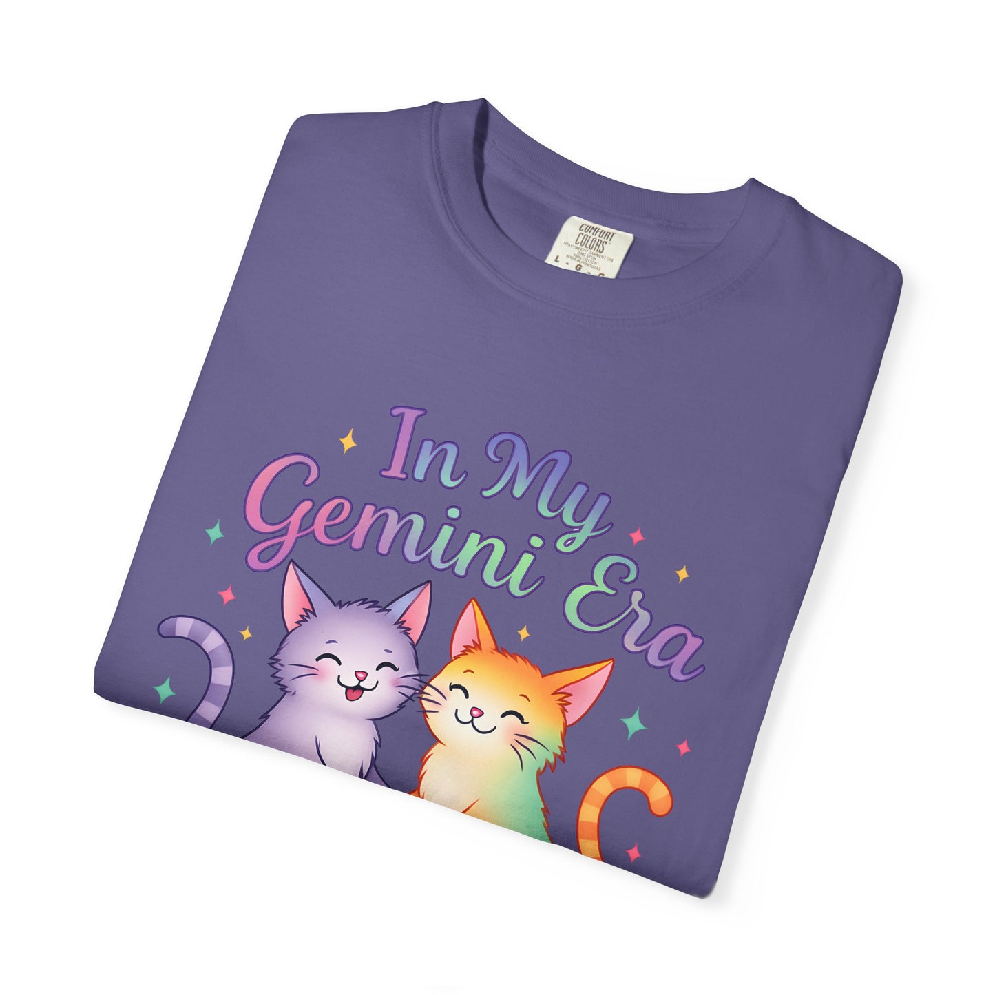 In My Gemini Era Tee – Colorful Cute Zodiac Shirt