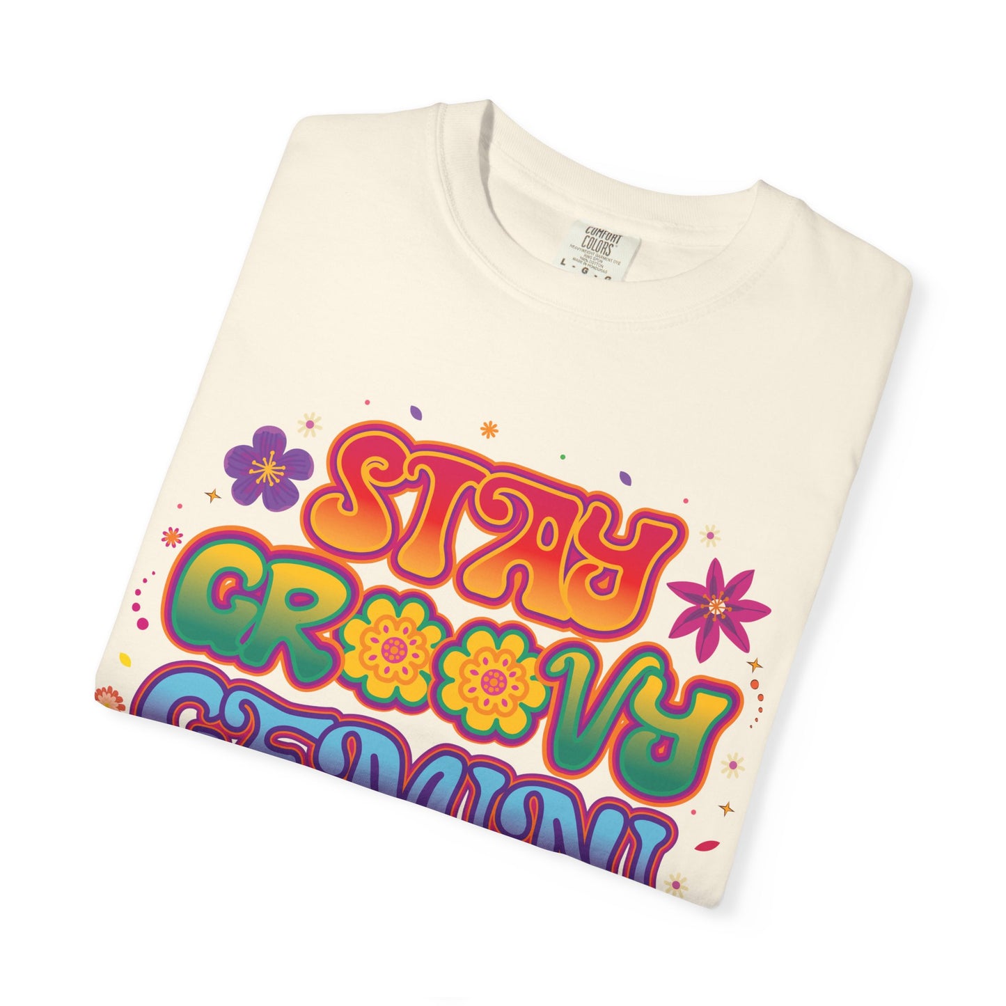 Stay Groovy Gemini – Flower Power Retro Zodiac Tee