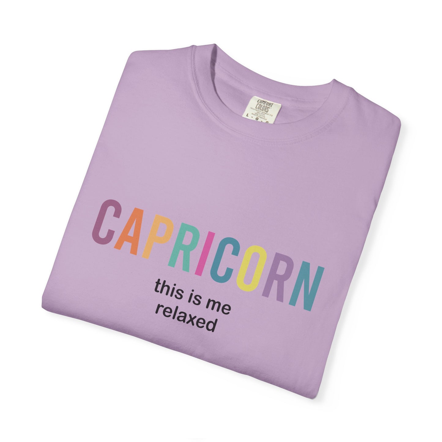 Capricorn This Is Me Relaxed β Funny Minimalist Zodiac Tee