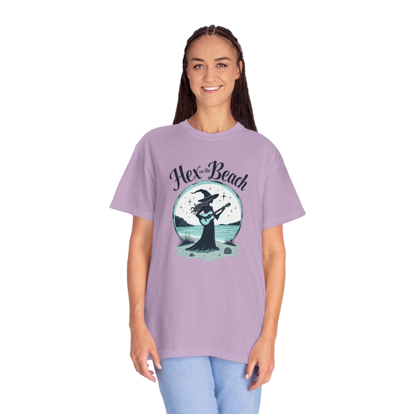Hex on the Beach - Funny Witch Guitar Tee