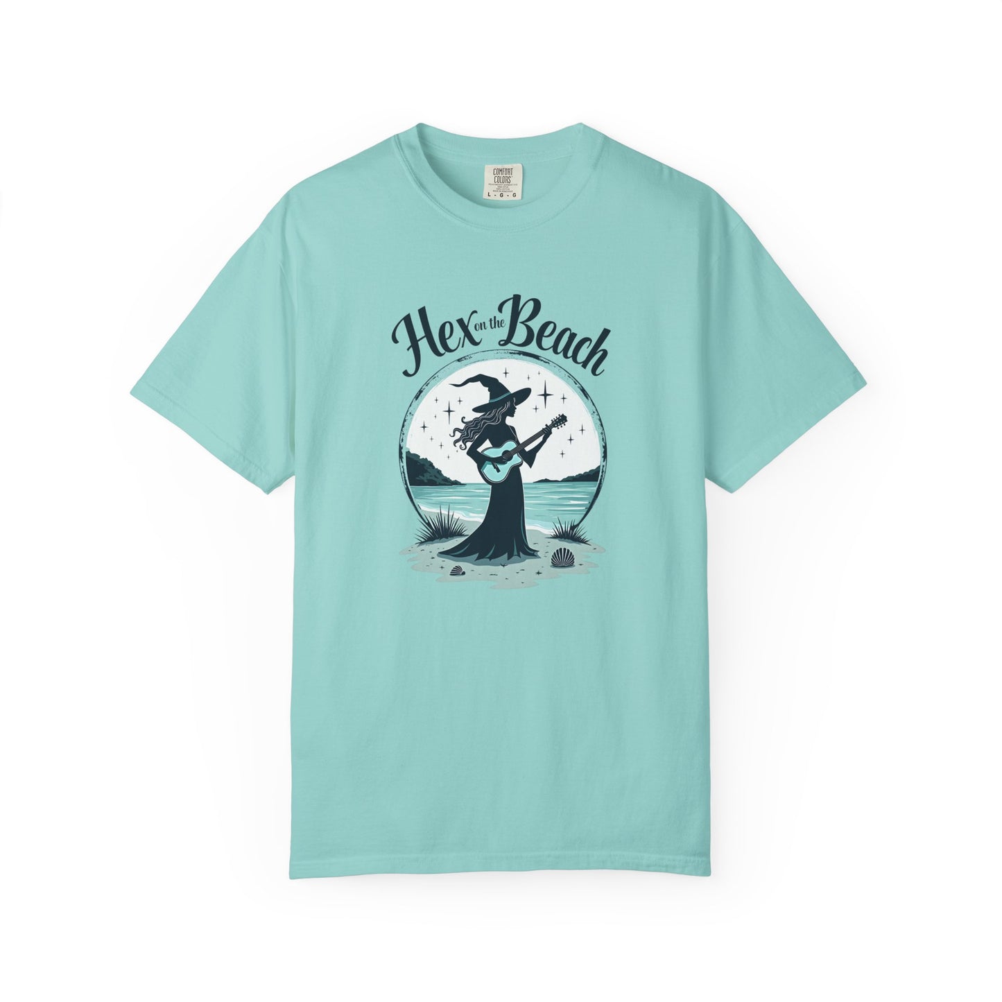 Hex on the Beach - Funny Witch Guitar Tee