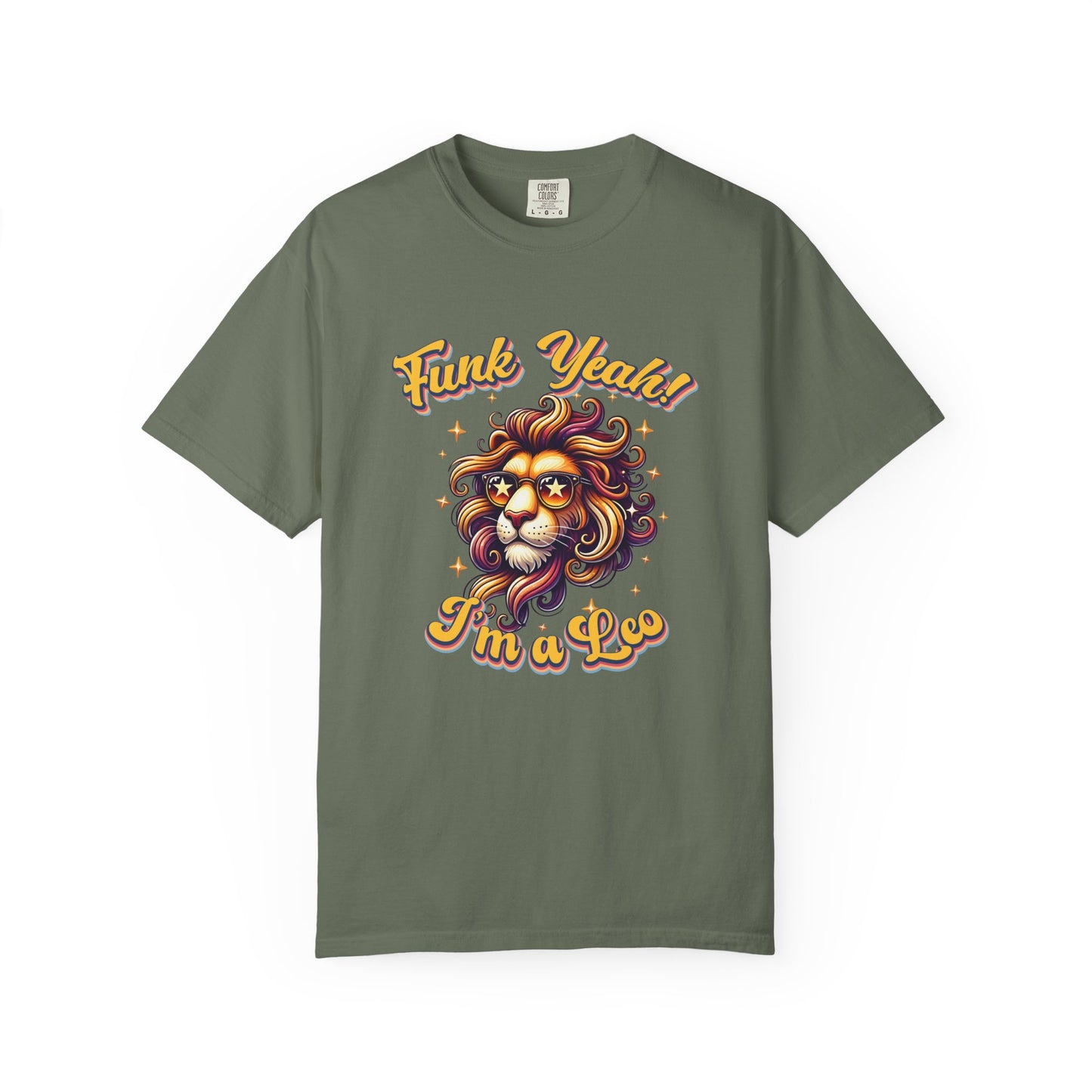 Funk Yeah I’m a Leo- Retro Groovy Lion T-Shirt