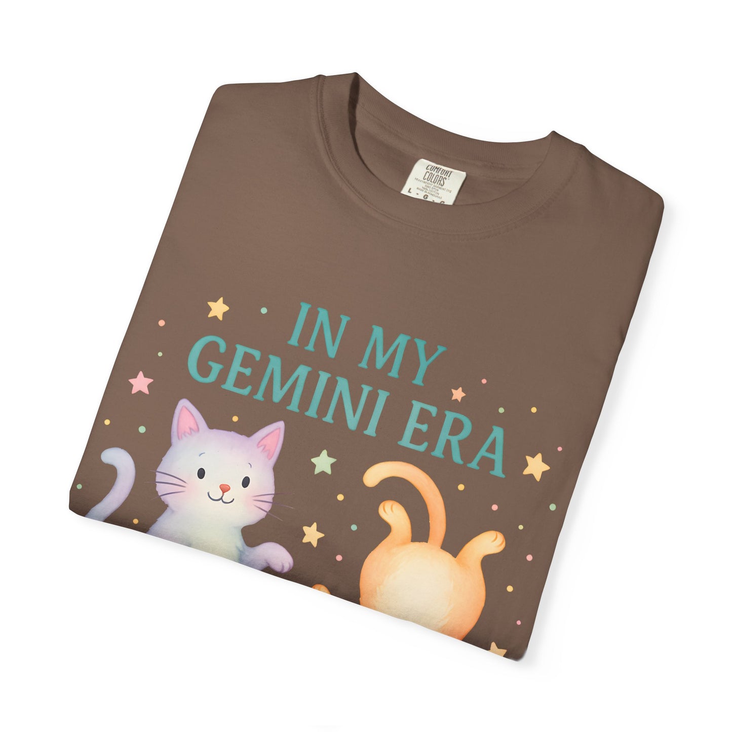 In My Gemini Era Tee β Playful Funny Cats Zodiac Shirt
