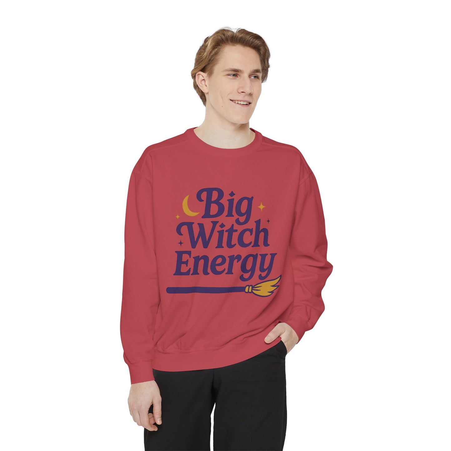 Big Witch Energy Sweatshirt – Moon Broom Pullover