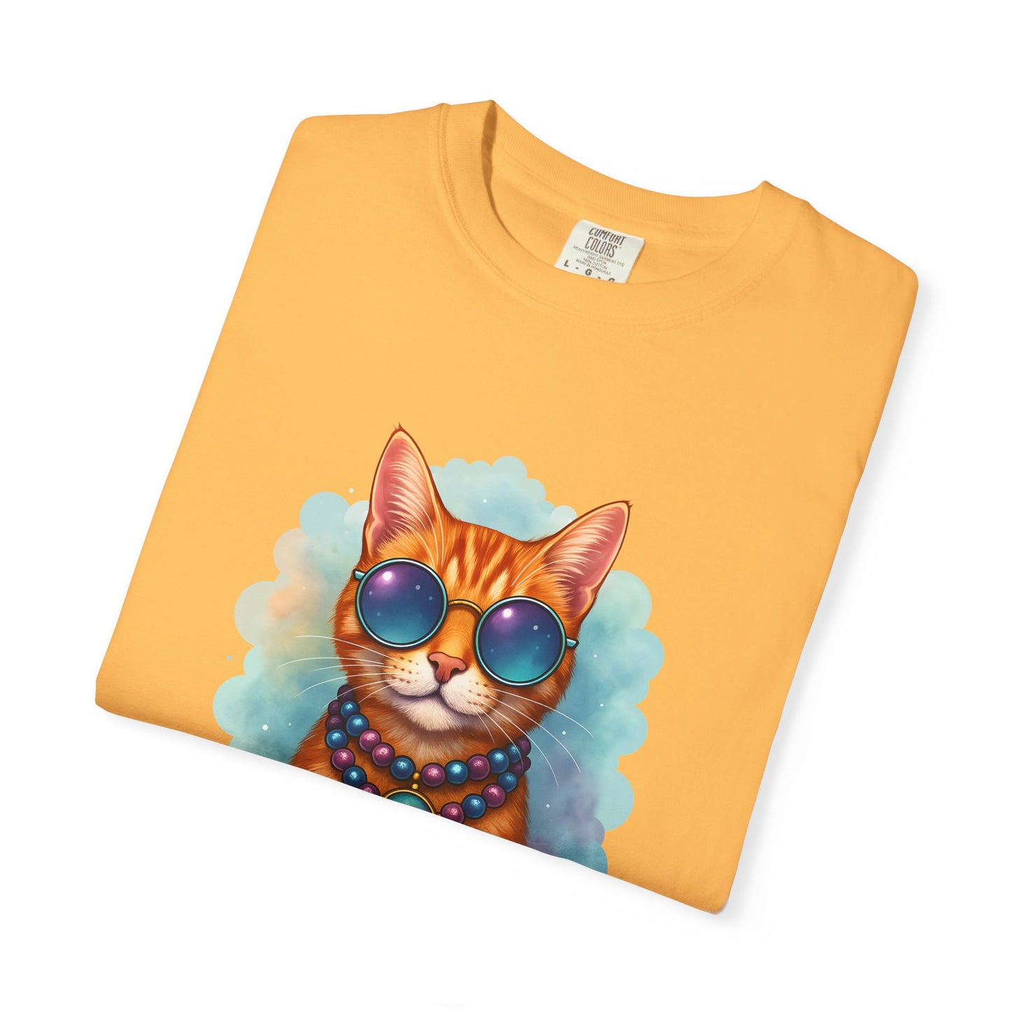 Aquarius One Cool Cat – Groovy Cosmic Kitty T-shirt