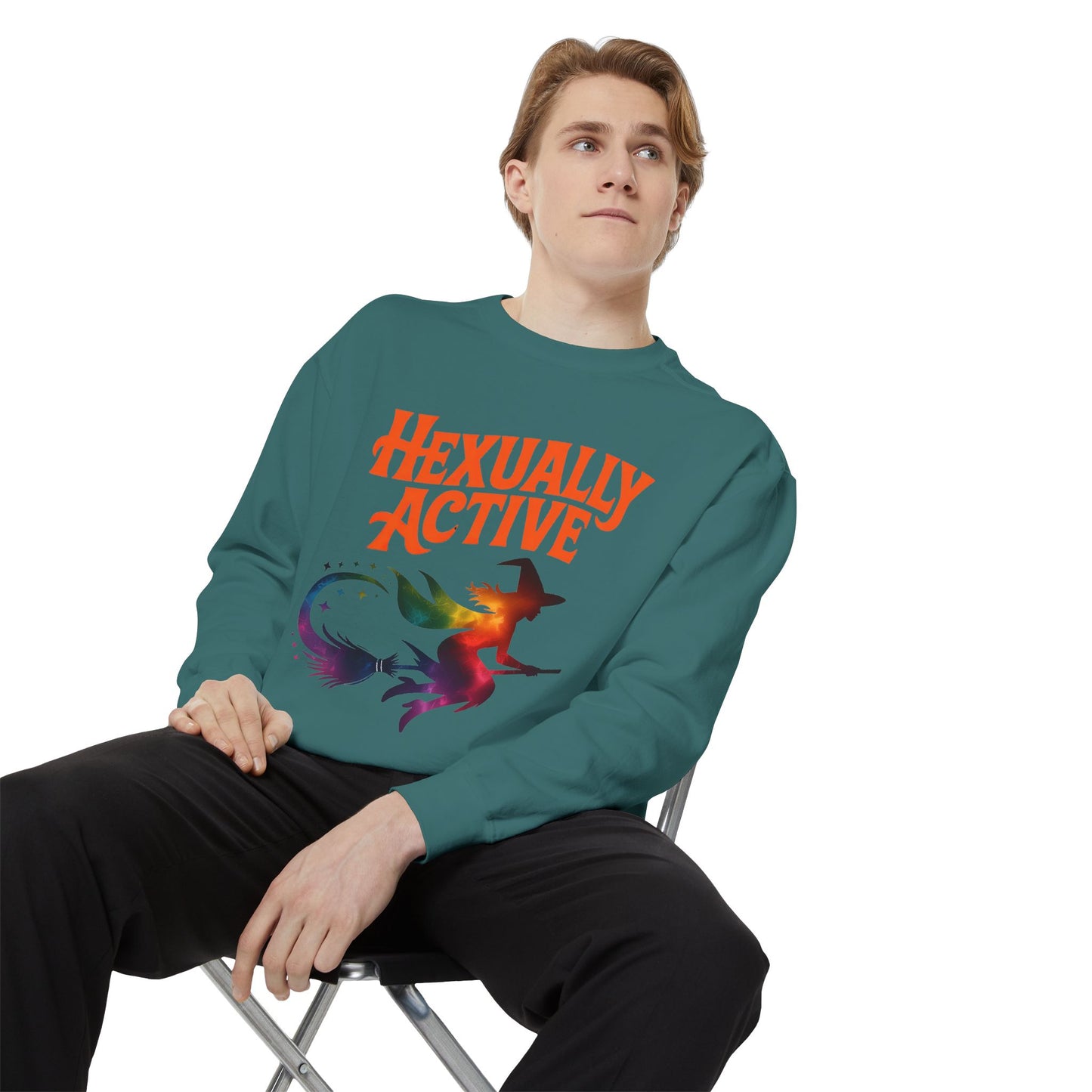 Hexually Active Sweatshirt – Retro Witch Pullover