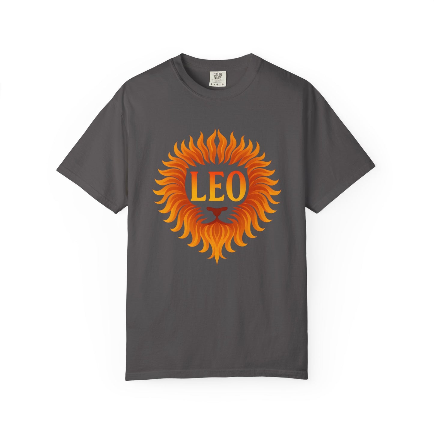Leo Lion Flame Mane Tee - Vibrant Radiance