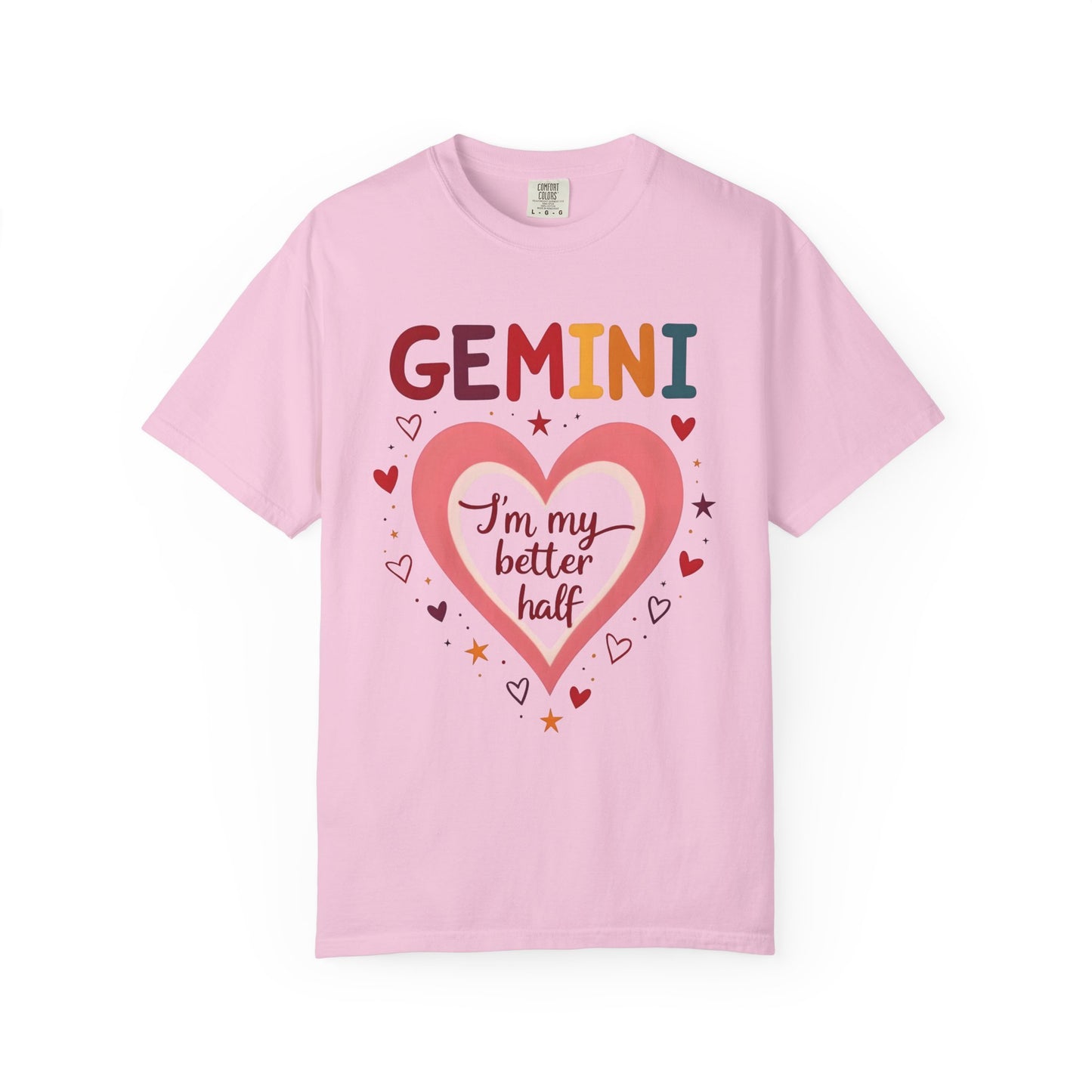 GEMINI Iām My Better Half Tee ā Colorful Retro Zodiac Shirt