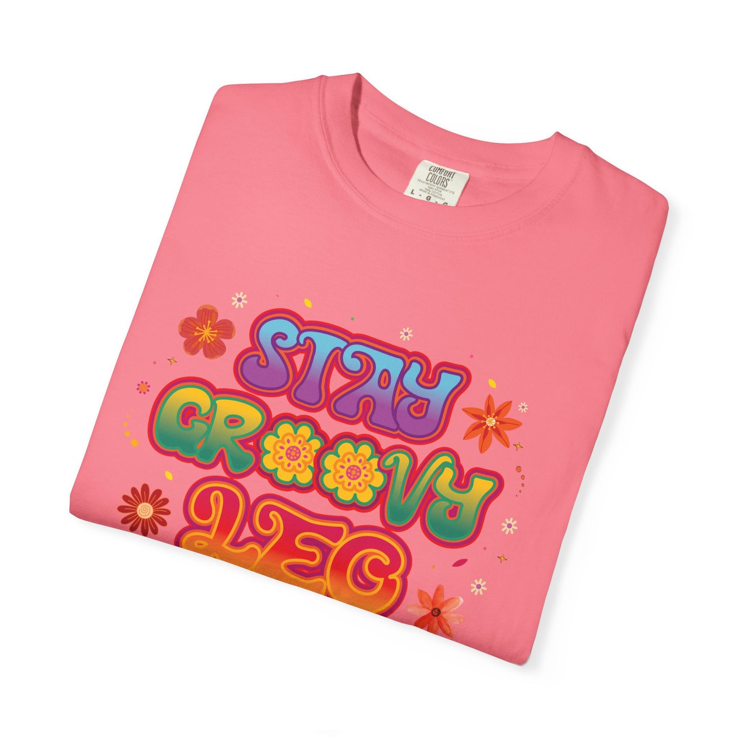 Stay Groovy Leo β Retro Zodiac Flower Power Tee