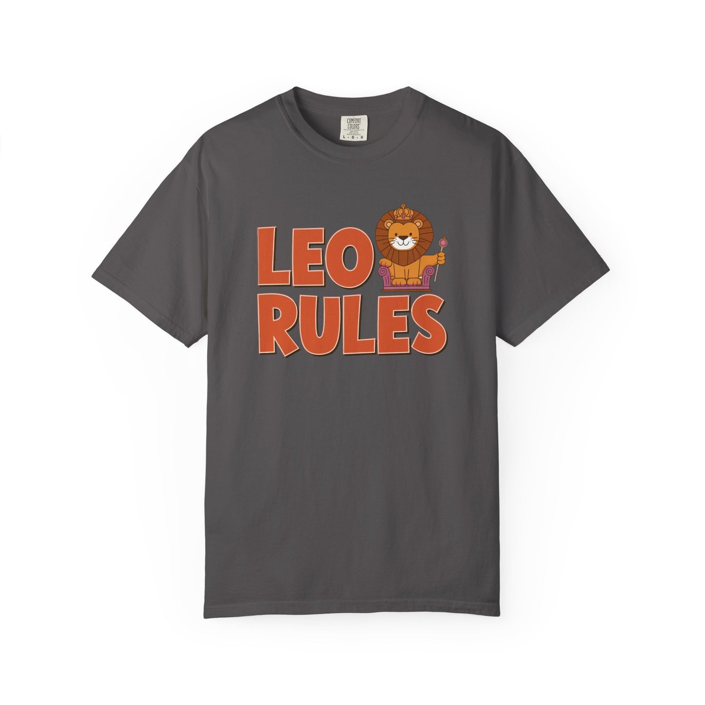 Leo Rules Tee – Funny Zodiac Shirt