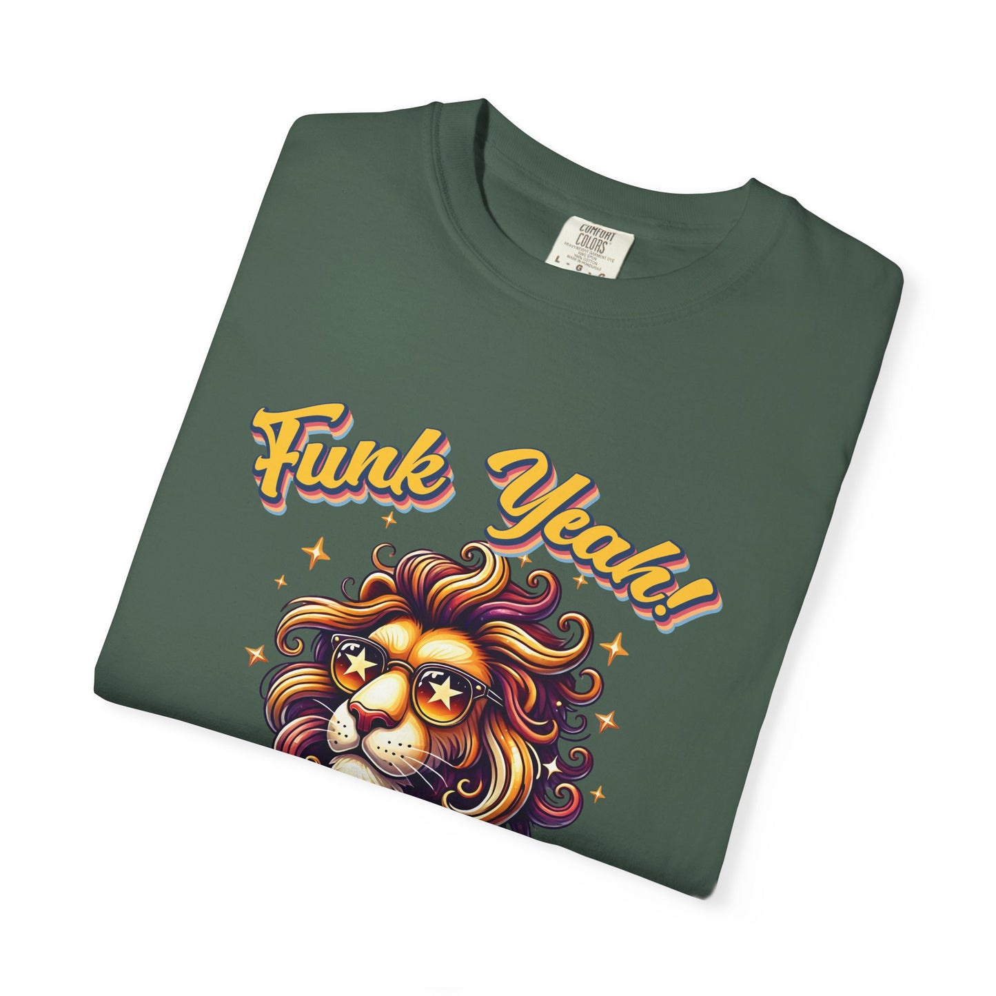 Funk Yeah I’m a Leo- Retro Groovy Lion T-Shirt