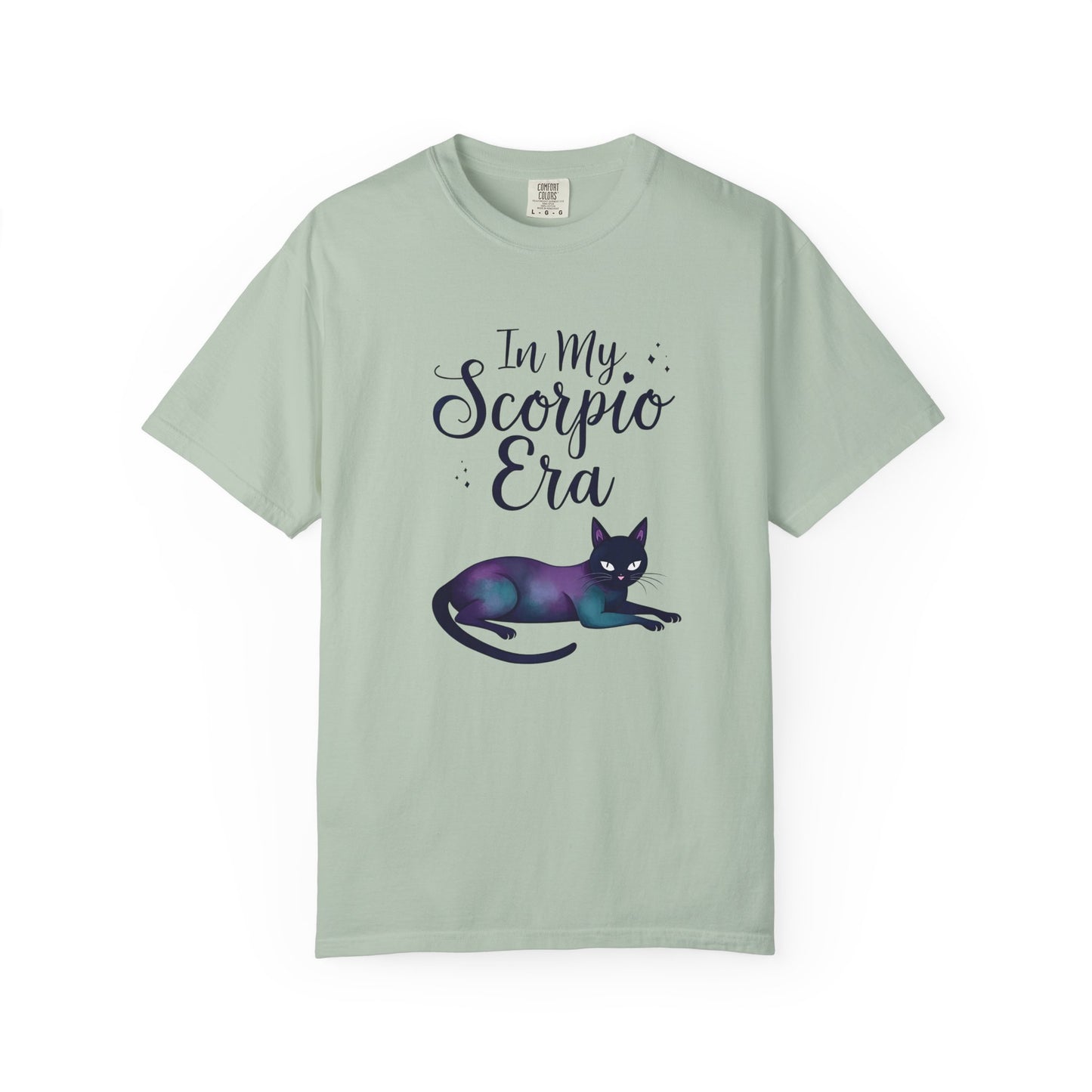 In My Scorpio Era – Mystical Black Cat Tee for the Zodiac Baddie