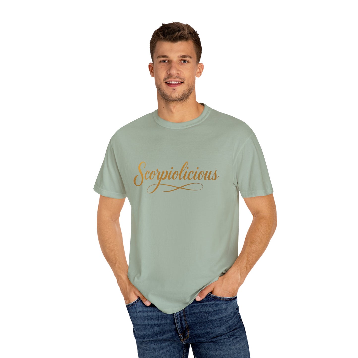 Scorpiolicious – Retro Script Scorpio Tee