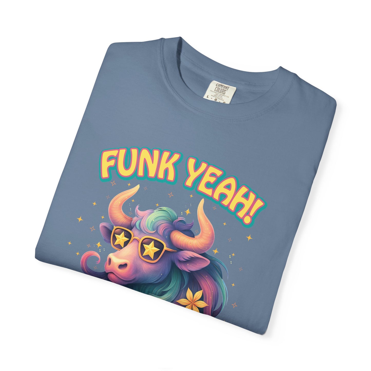 Funk Yeah I’m a Taurus T-Shirt | Cool Retro Taurus Graphic Tee | Comfort Colors 1717 | Astrology Shirt for Earth Signs