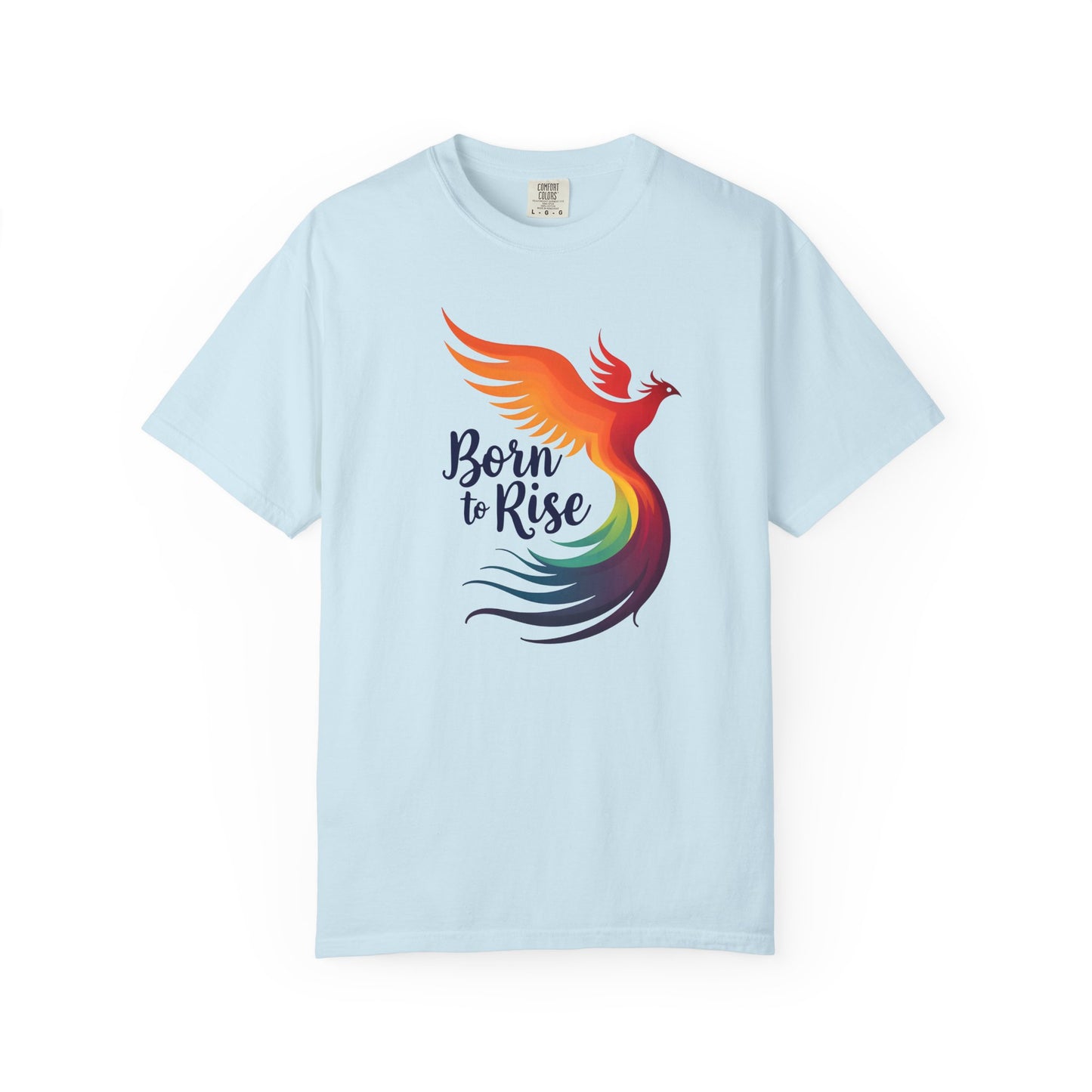 Born to Rise - Colorful Phoenix Affirmation Empowerment Tee