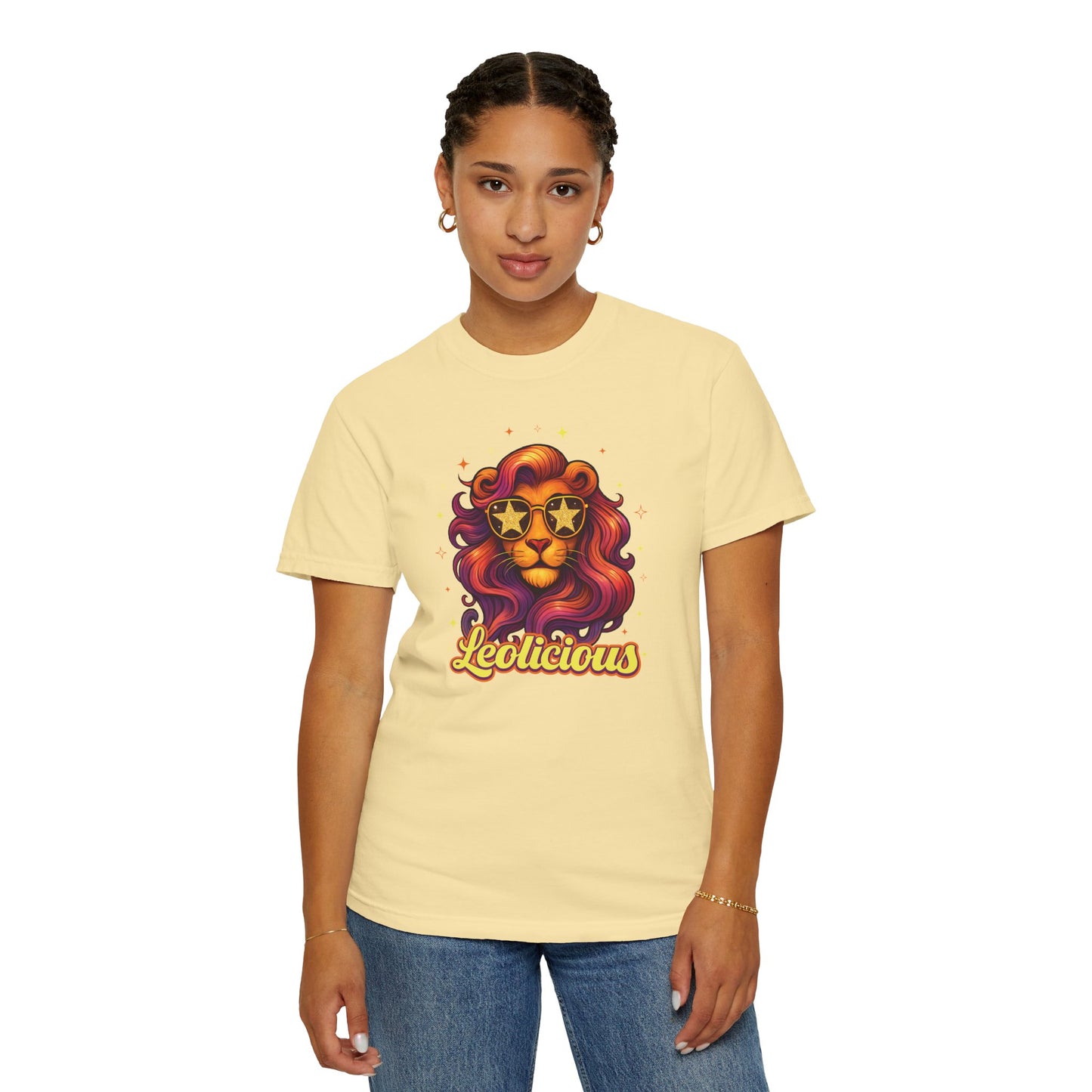 Leolicious Retro Lion Tee – Leo Zodiac Shirt