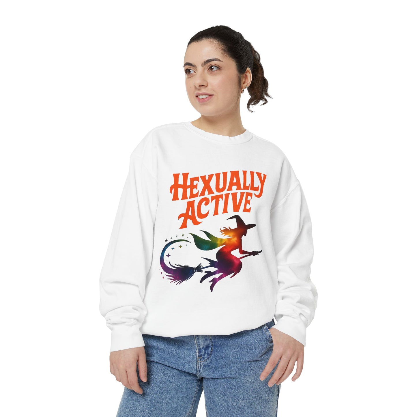 Hexually Active Sweatshirt – Retro Witch Pullover
