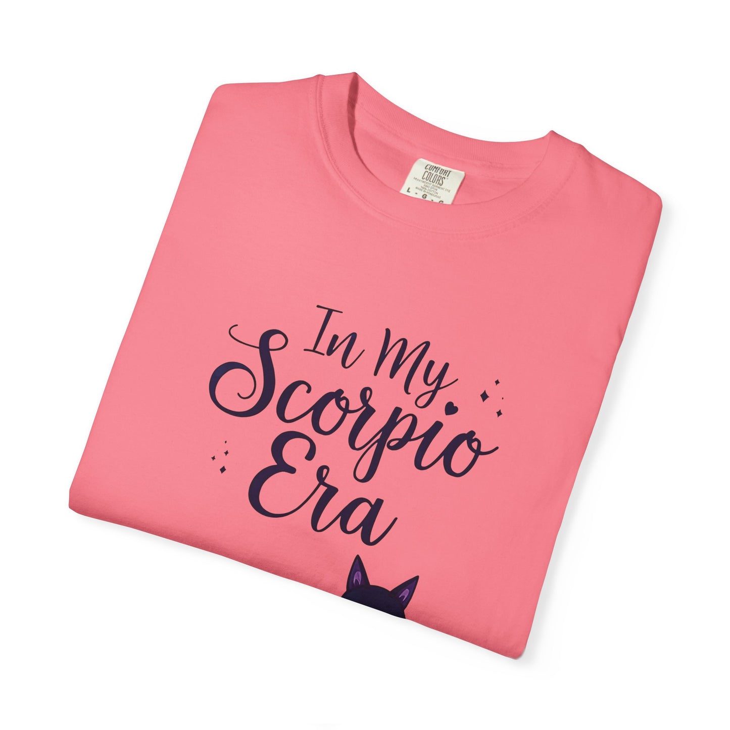 In My Scorpio Era – Mystical Black Cat Tee for the Zodiac Baddie
