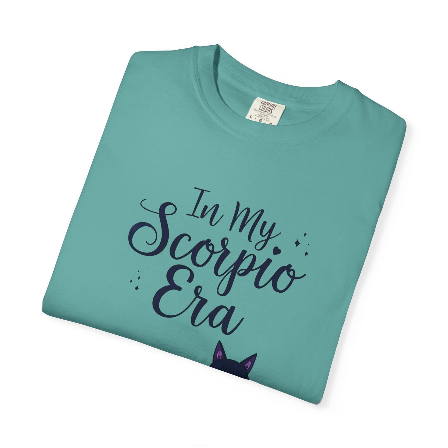 In My Scorpio Era – Mystical Black Cat Tee for the Zodiac Baddie