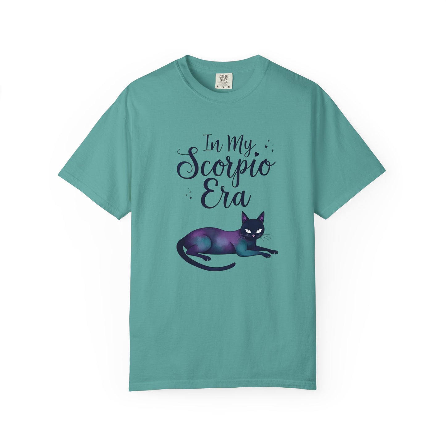In My Scorpio Era – Mystical Black Cat Tee for the Zodiac Baddie
