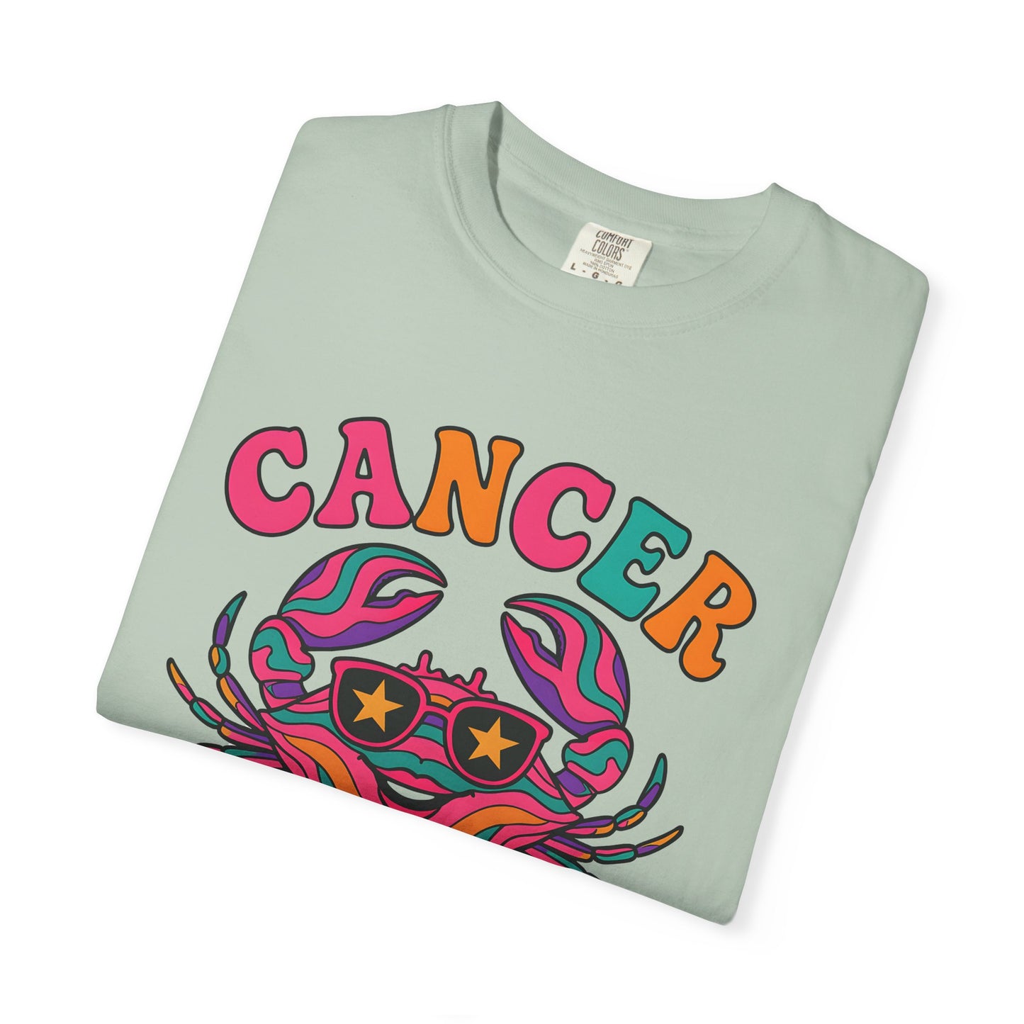 Cancer Vibes Tee – Colorful Retro Zodiac Shirt