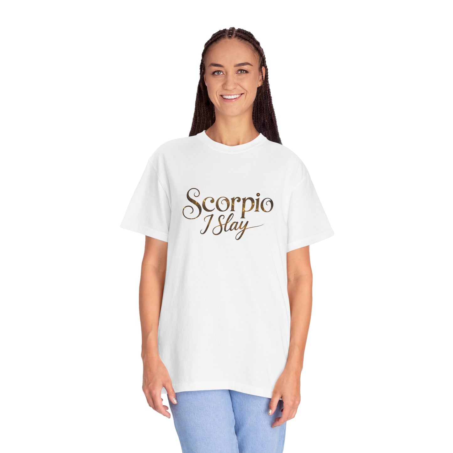 Scorpio I Slay Witchy Tee – Wicked Zodiac Shirt