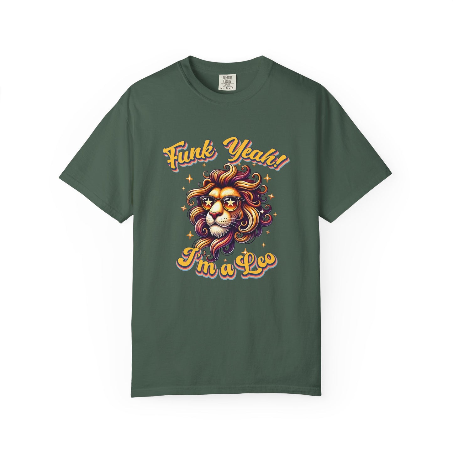 Funk Yeah I’m a Leo- Retro Groovy Lion T-Shirt