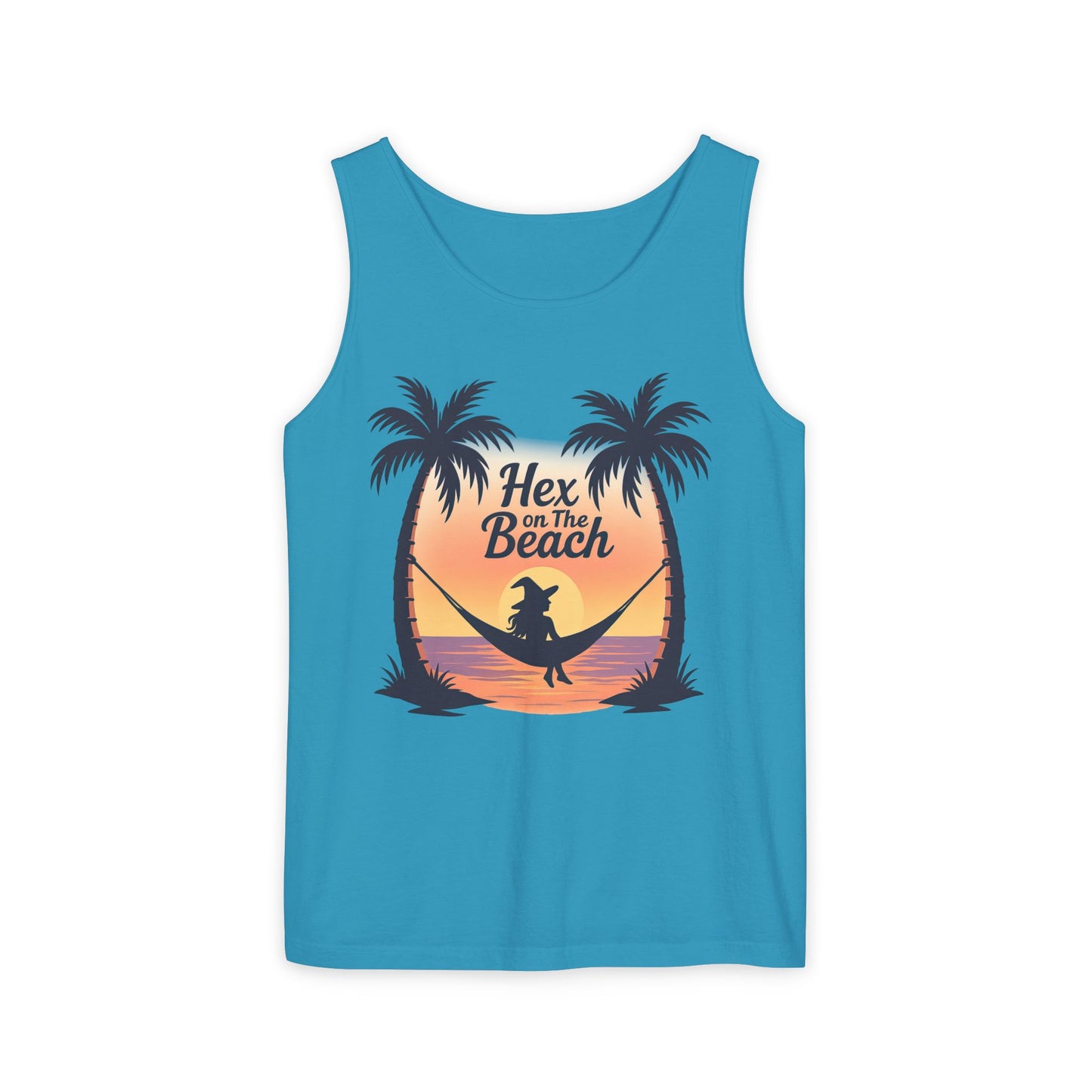 Hex on the Beach Tank – Wicked Retro Witchcore Shirt