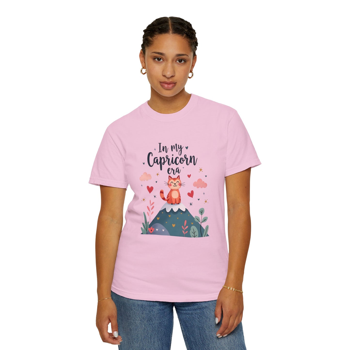 In My Capricorn Era – Cozy Cat Mountain Tee