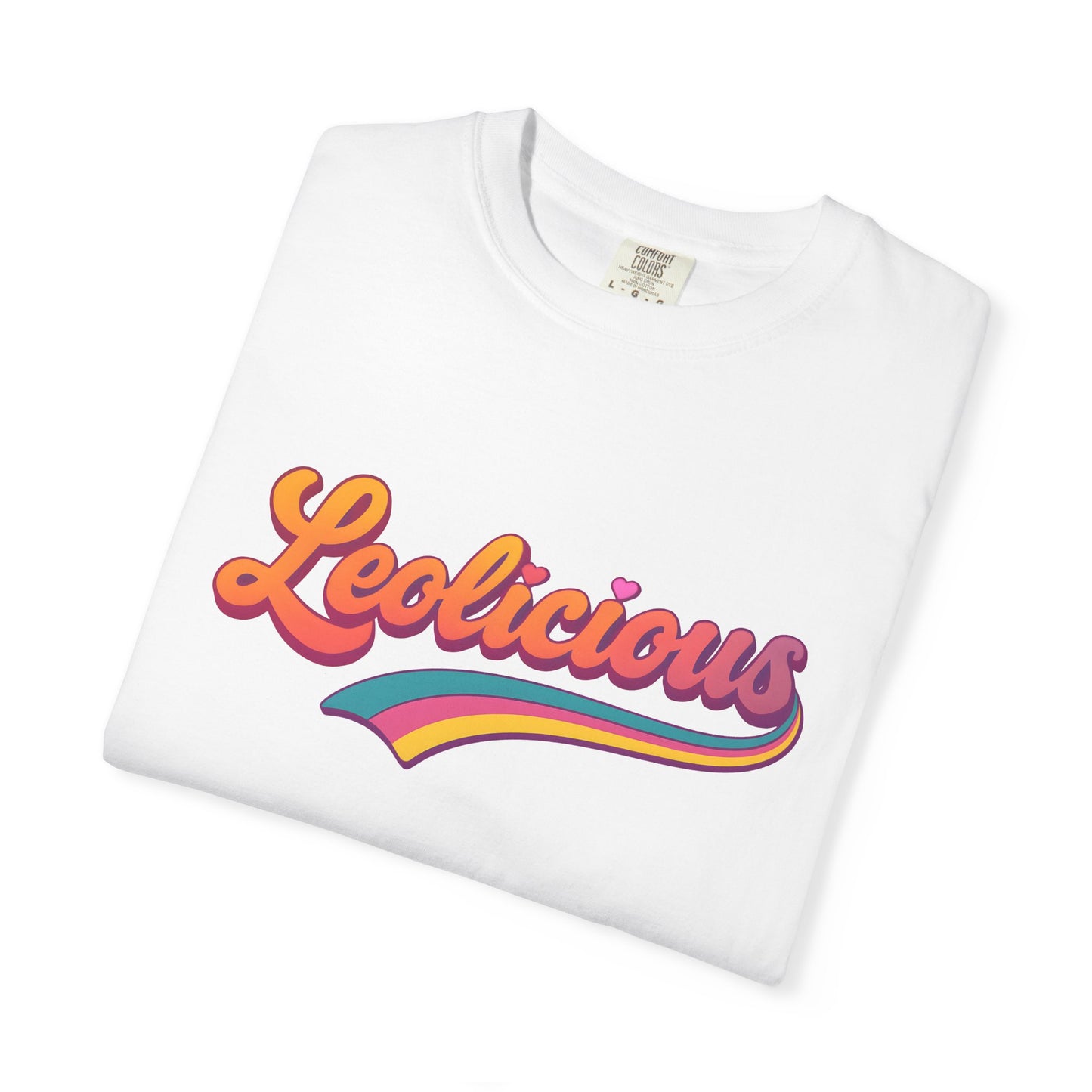 Leolicious β Retro Groovy Leo Zodiac Tee