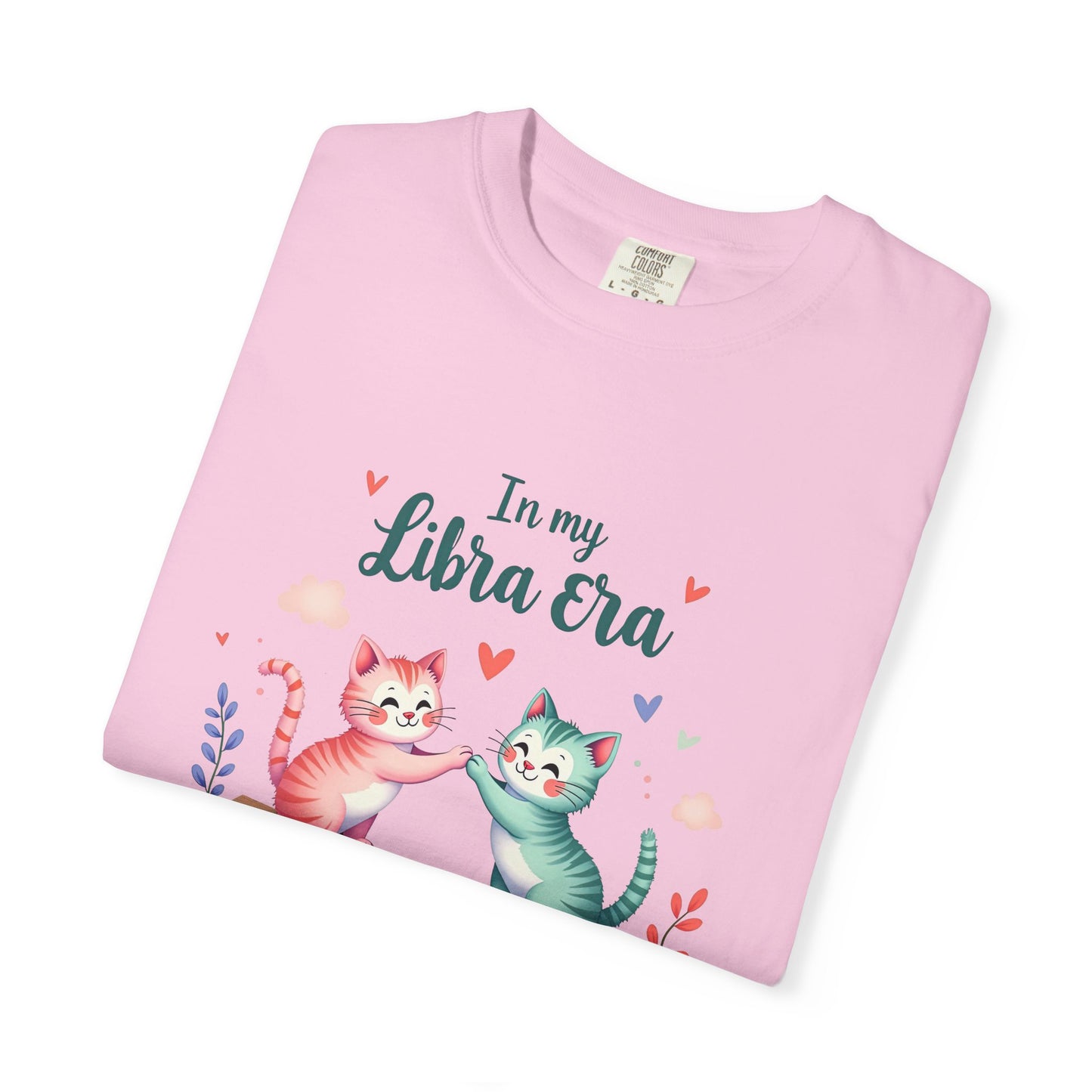 In My Libra Era Tee β Funny Colorful Zodiac Cat Shirt