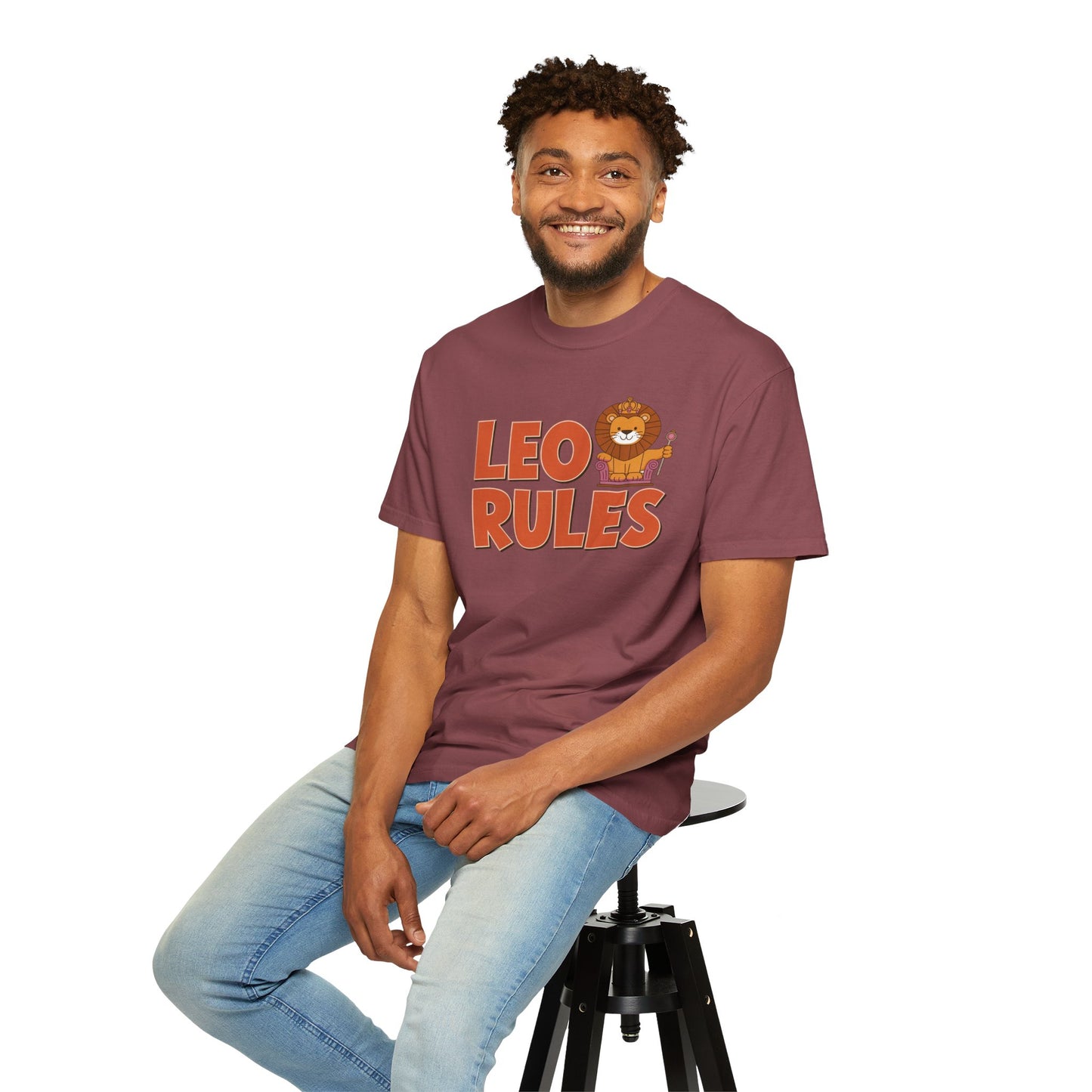 Leo Rules Tee – Funny Zodiac Shirt