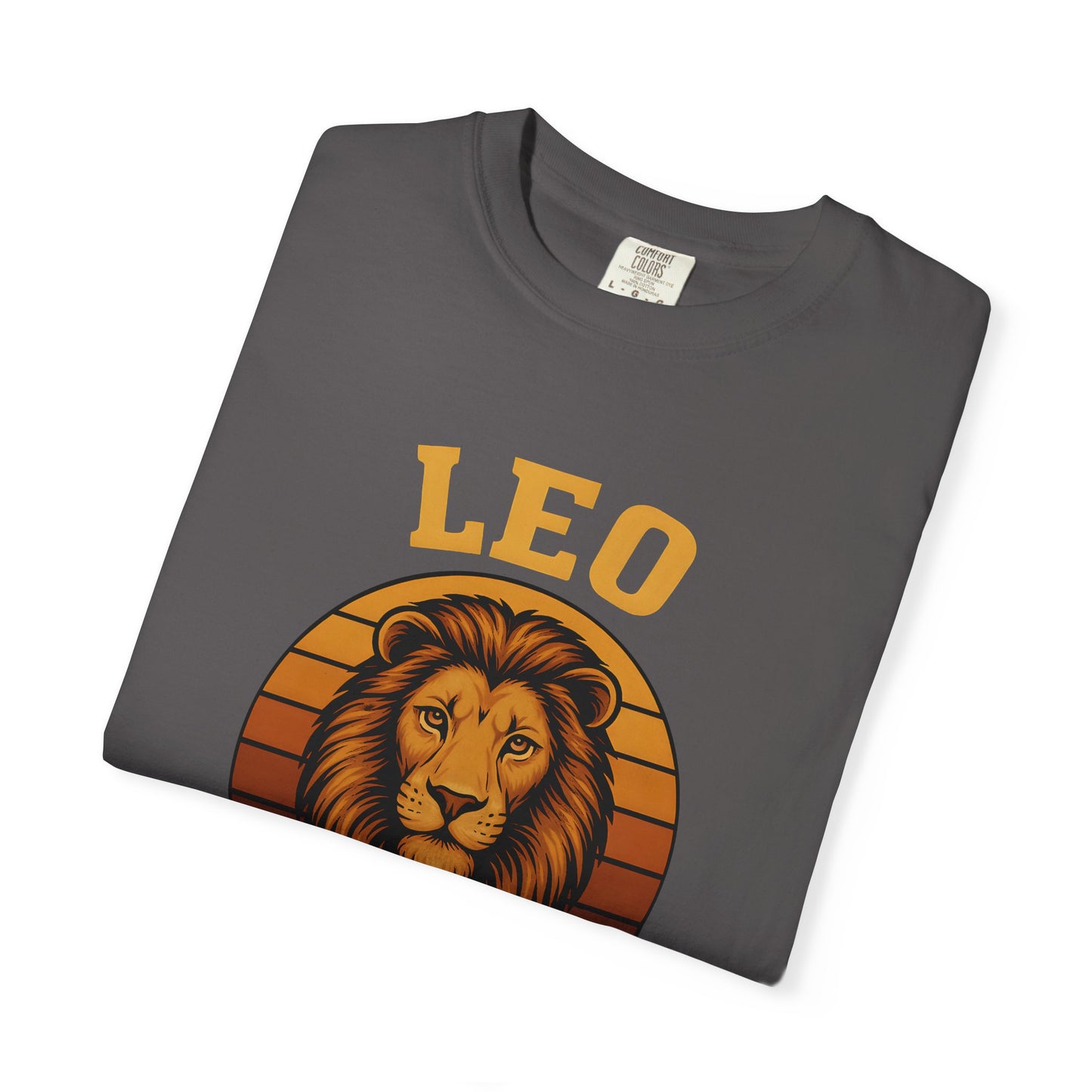 Leo Rules – Vintage Sunset Zodiac Tee