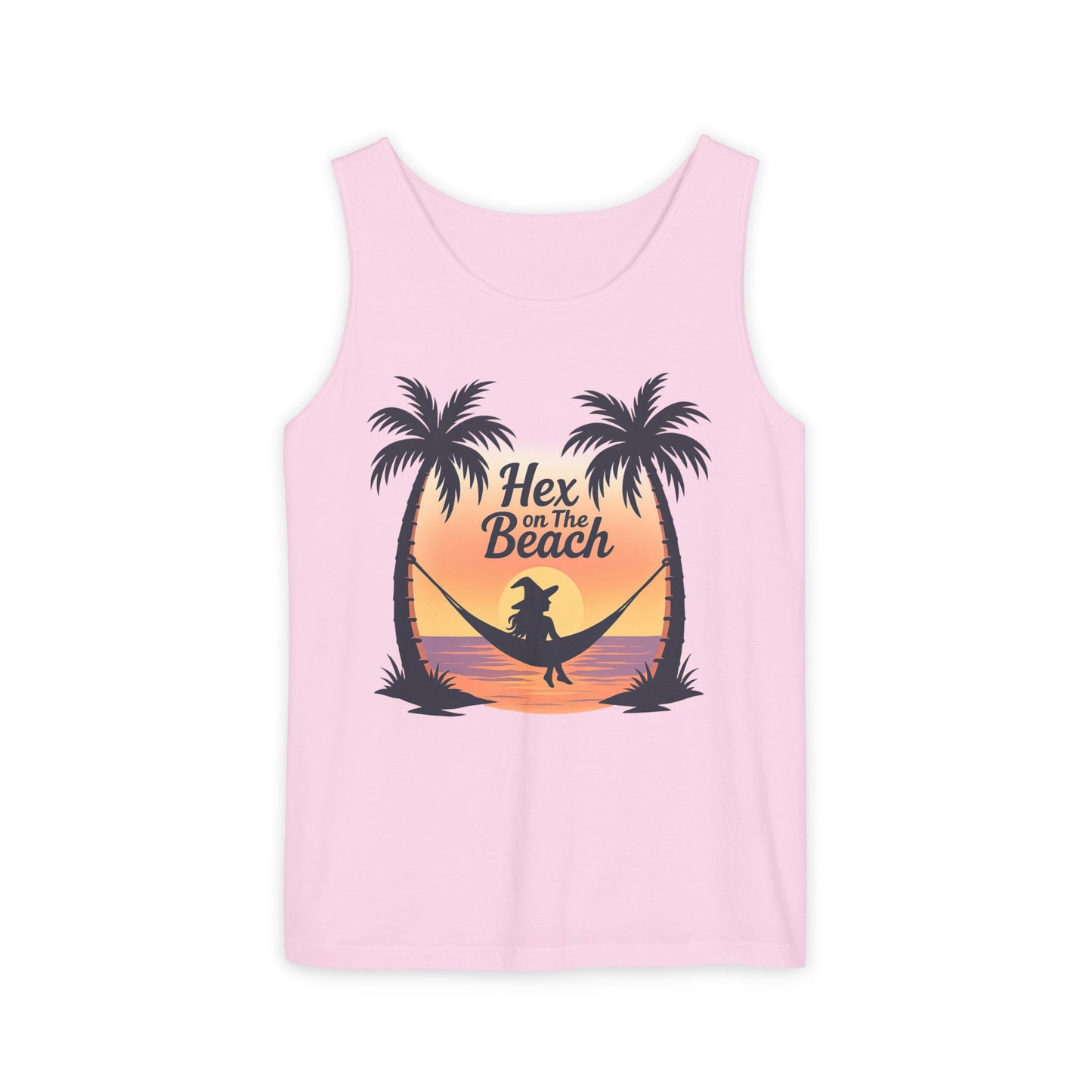 Hex on the Beach Tank – Wicked Retro Witchcore Shirt