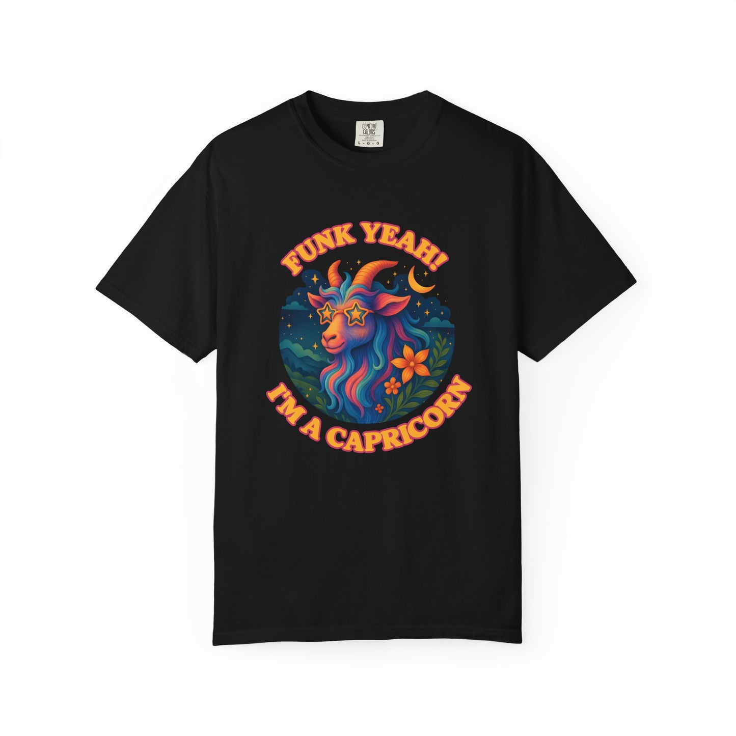 Funk Yeah! I’m a Capricorn – Retro Goat Groove Tee