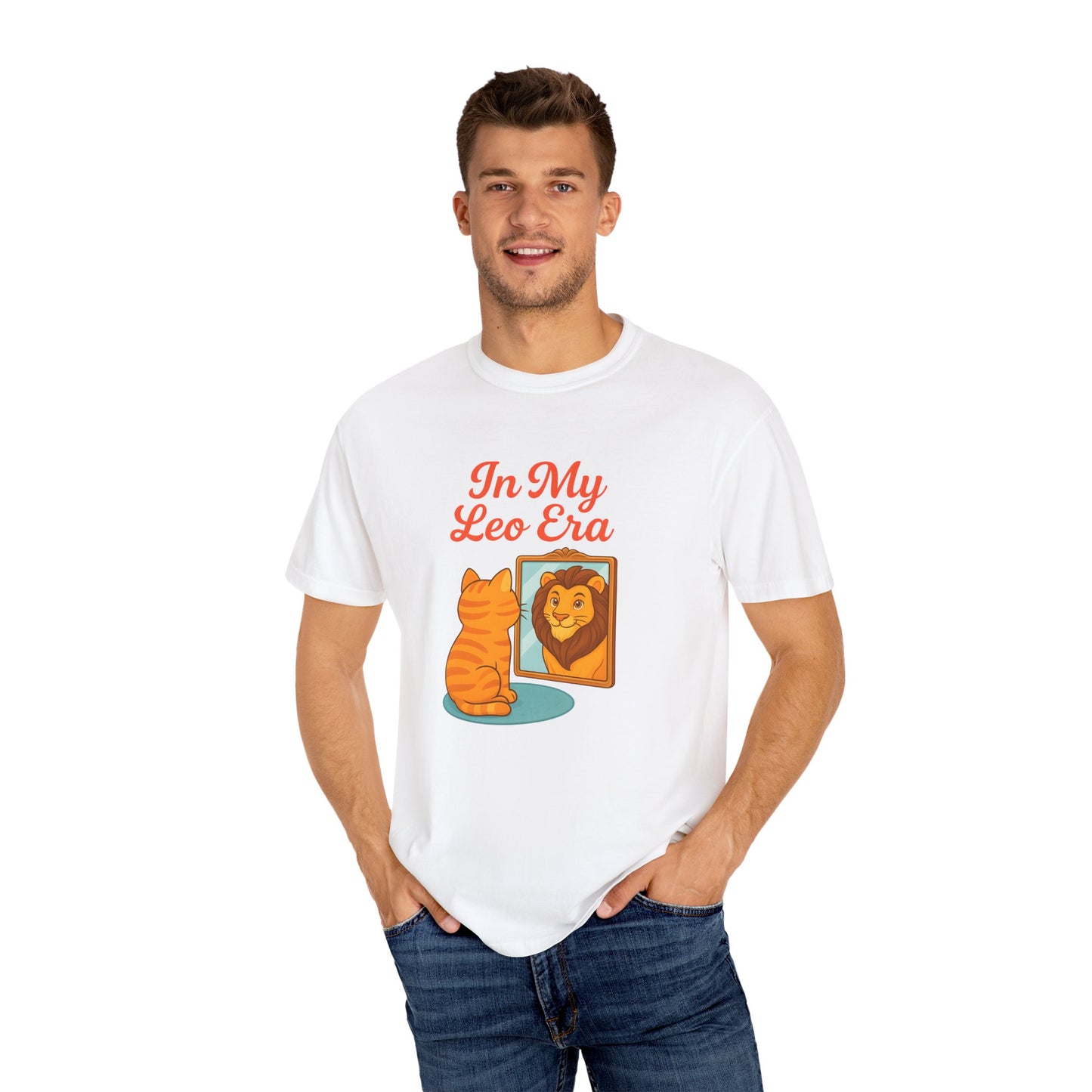 In My Leo Era - Funny Cat and Lion Mirror Tee