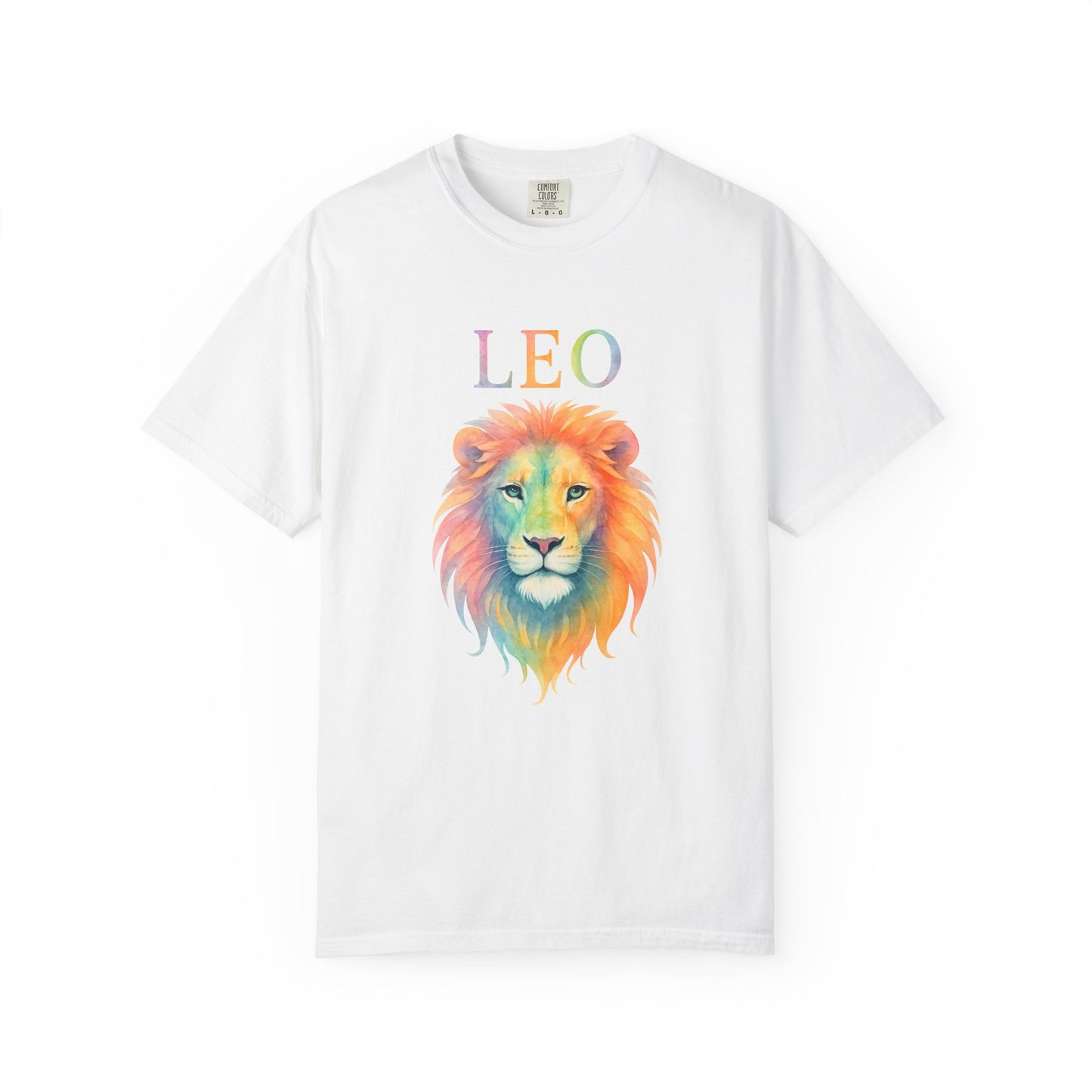 LEO Tee β Colorful Lion Zodiac Shirt
