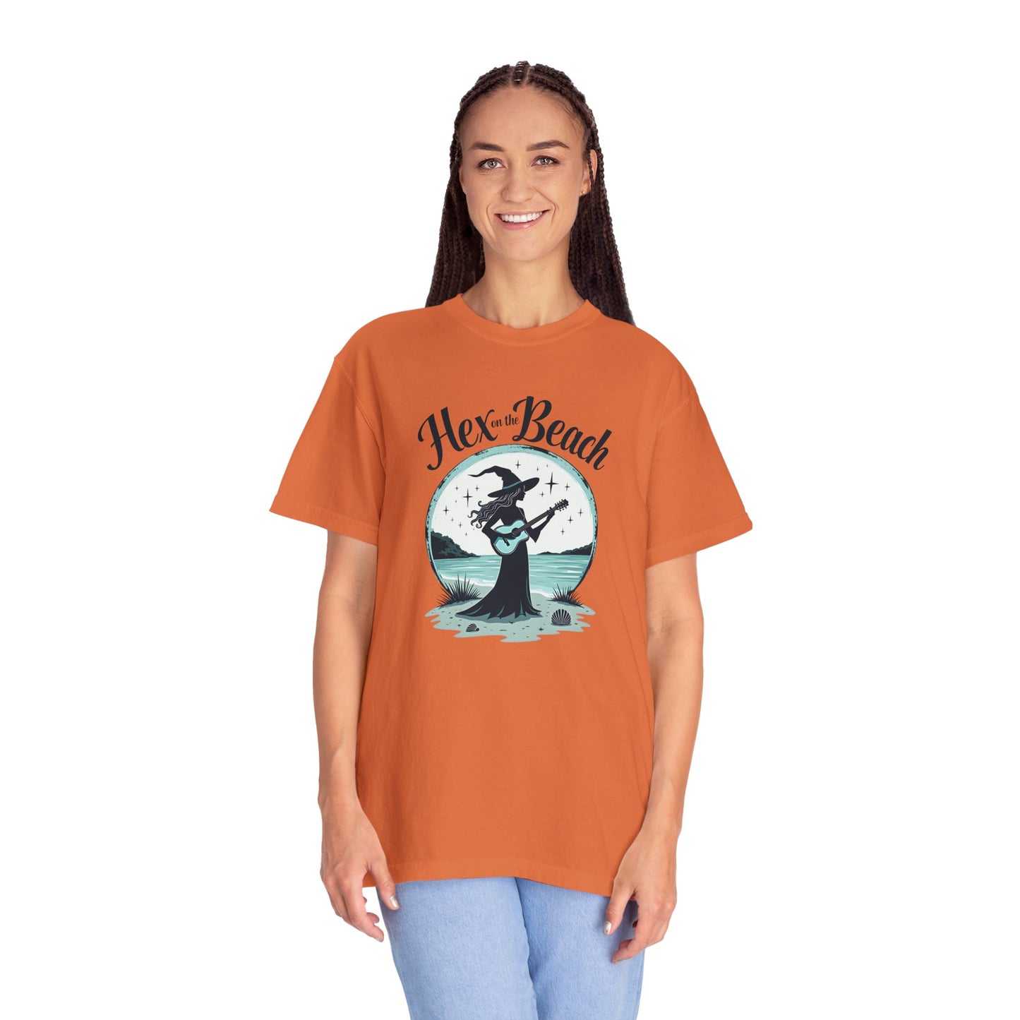 Hex on the Beach - Funny Witch Guitar Tee
