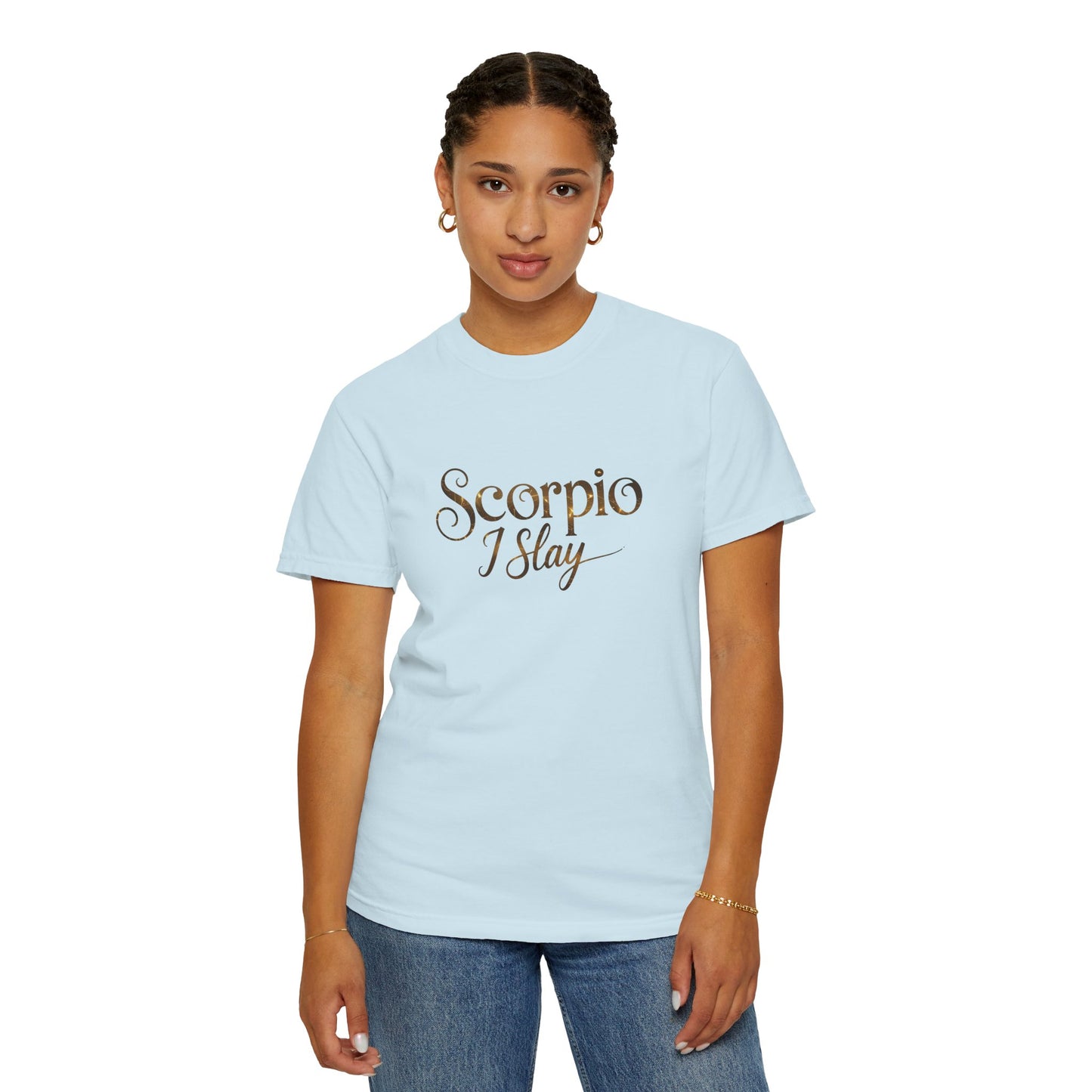 Scorpio I Slay Witchy Tee – Wicked Zodiac Shirt