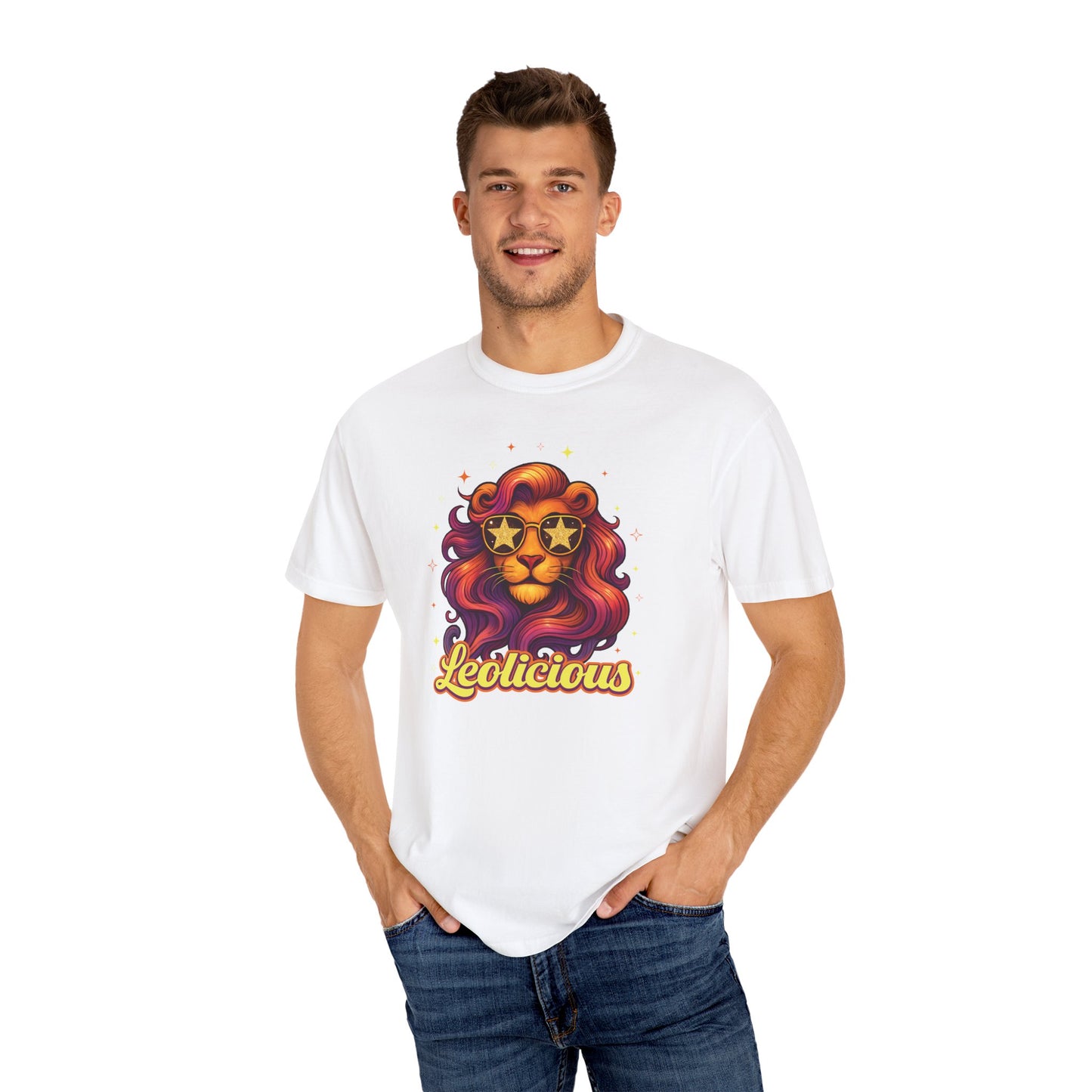 Leolicious Retro Lion Tee – Leo Zodiac Shirt