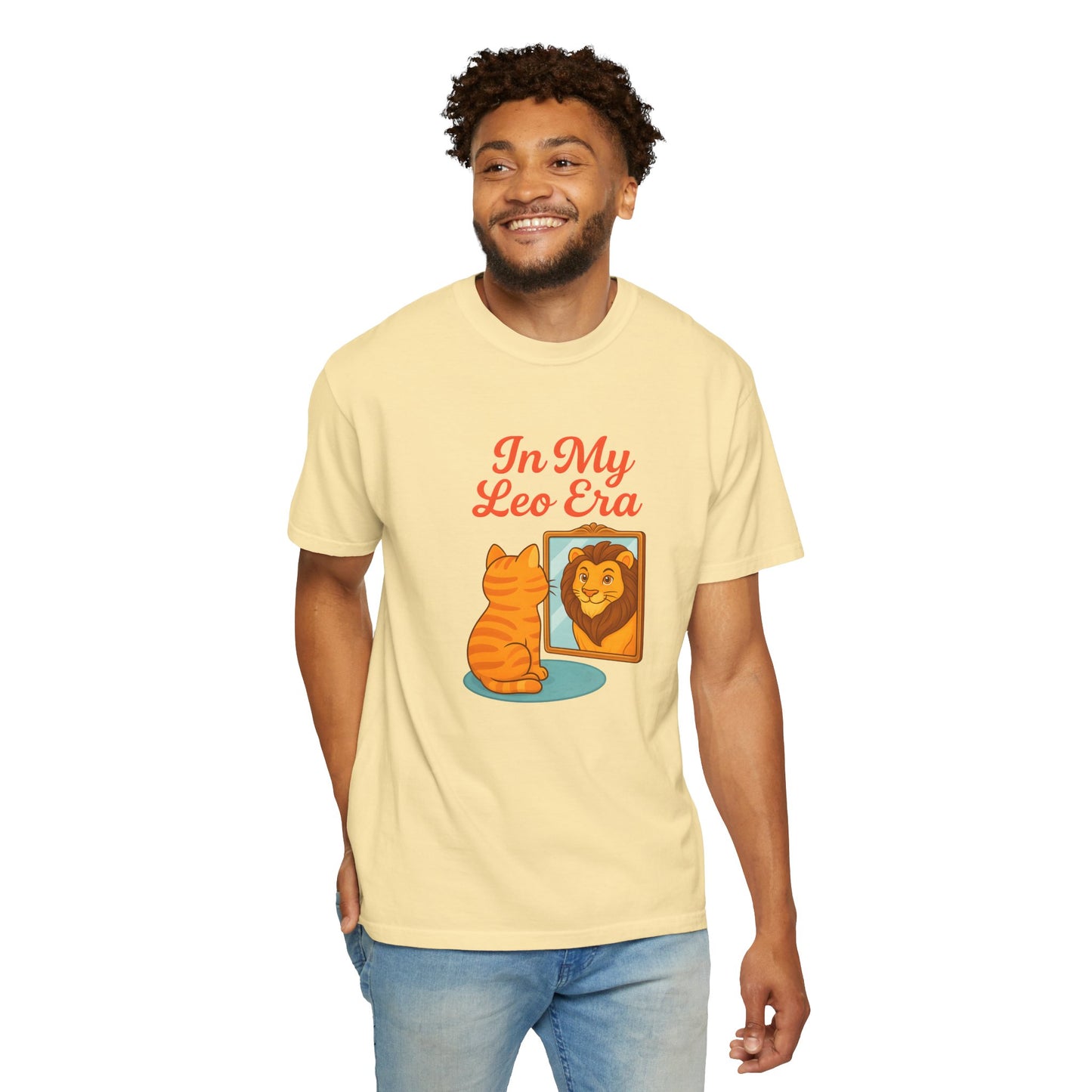 In My Leo Era - Funny Cat and Lion Mirror Tee