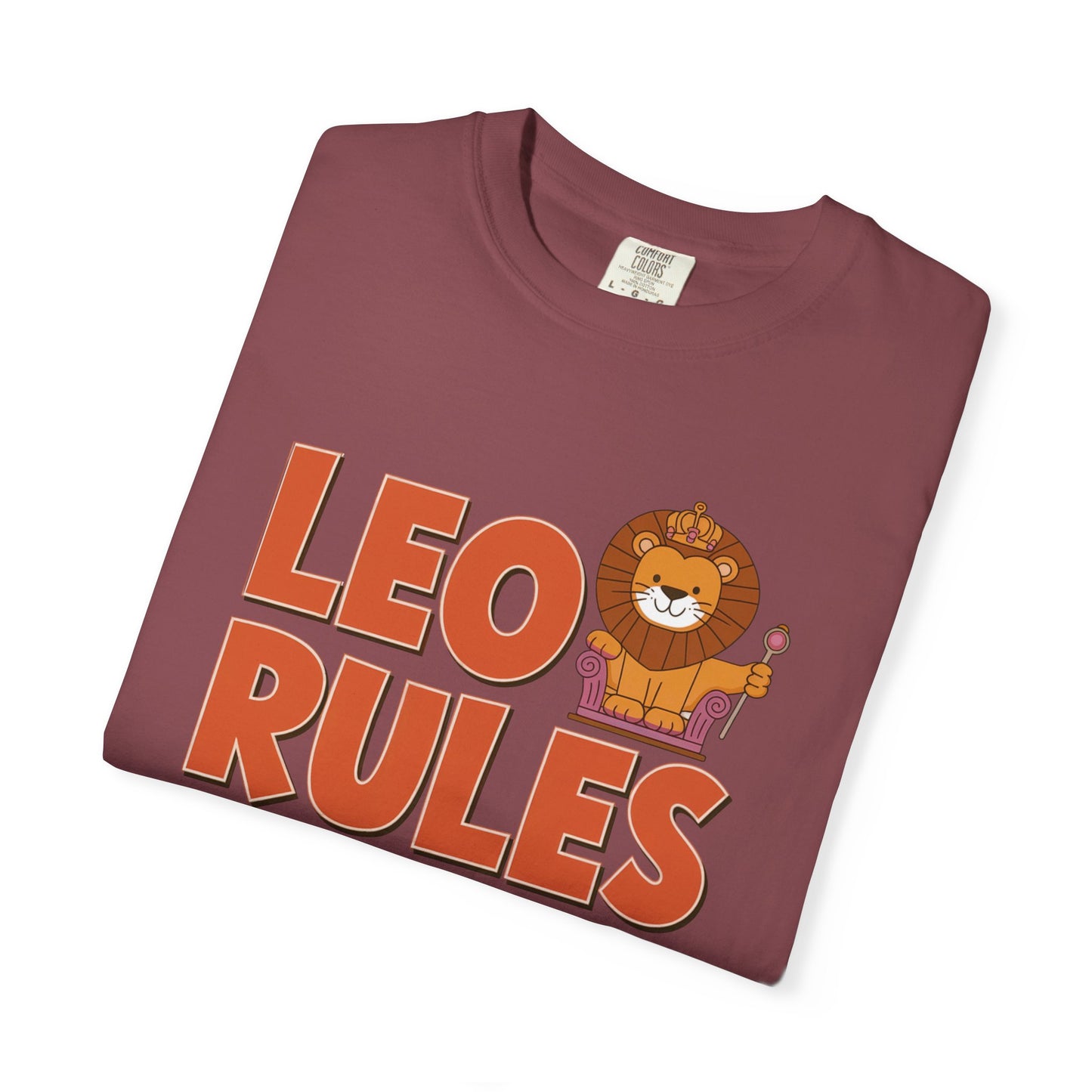 Leo Rules Tee – Funny Zodiac Shirt