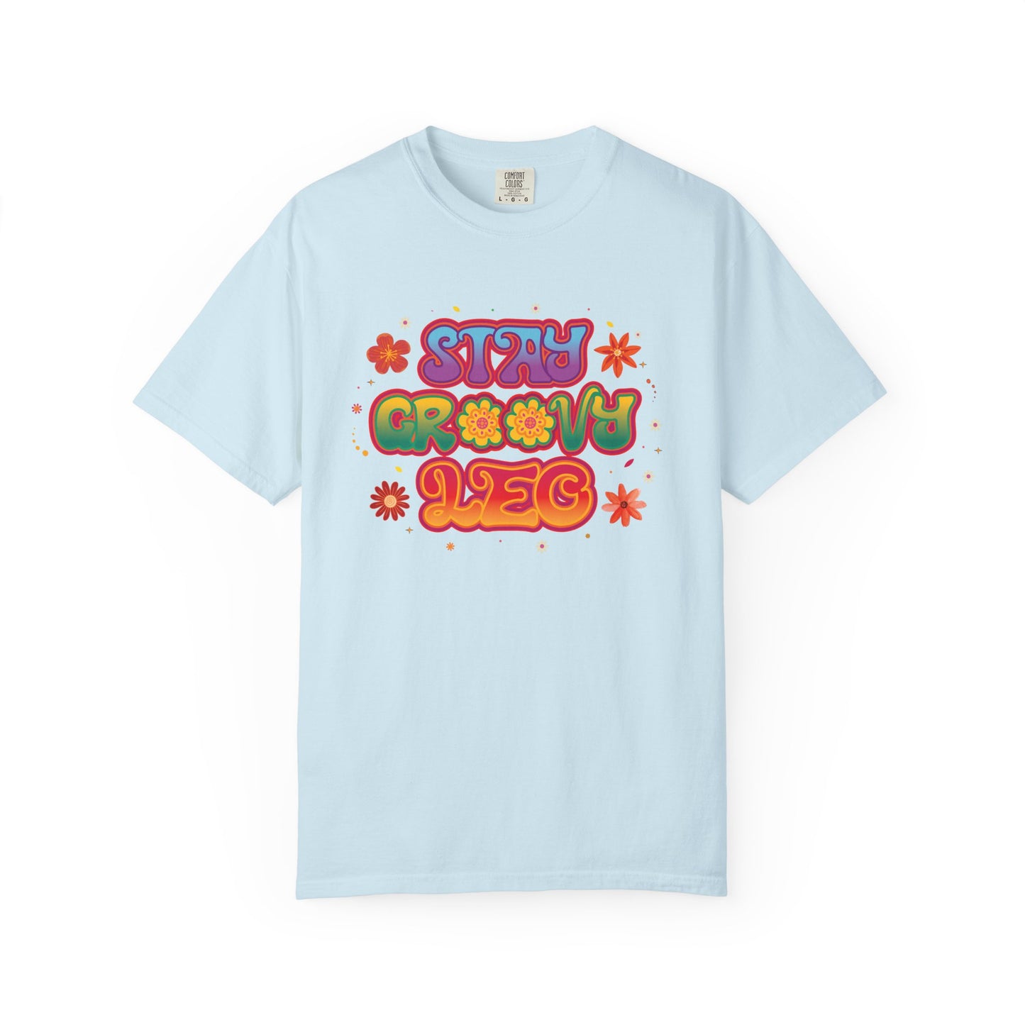 Stay Groovy Leo β Retro Zodiac Flower Power Tee