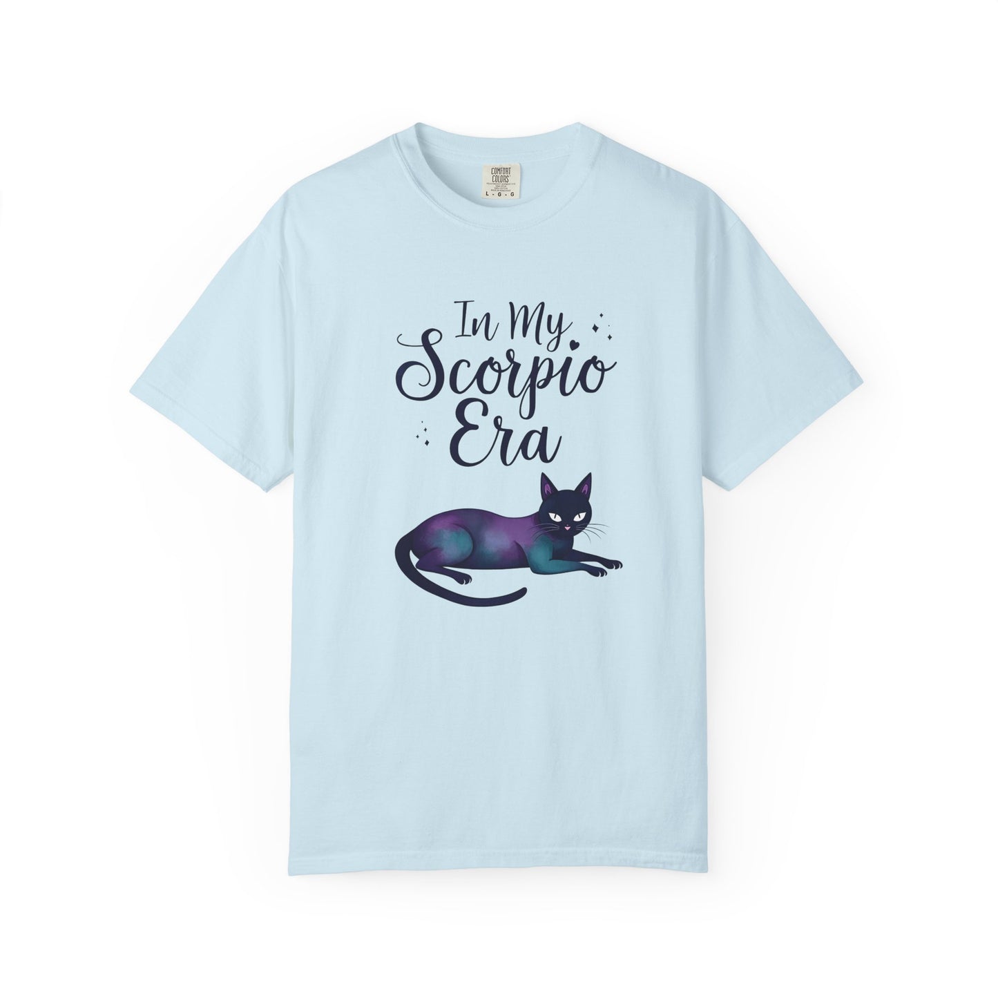 In My Scorpio Era – Mystical Black Cat Tee for the Zodiac Baddie