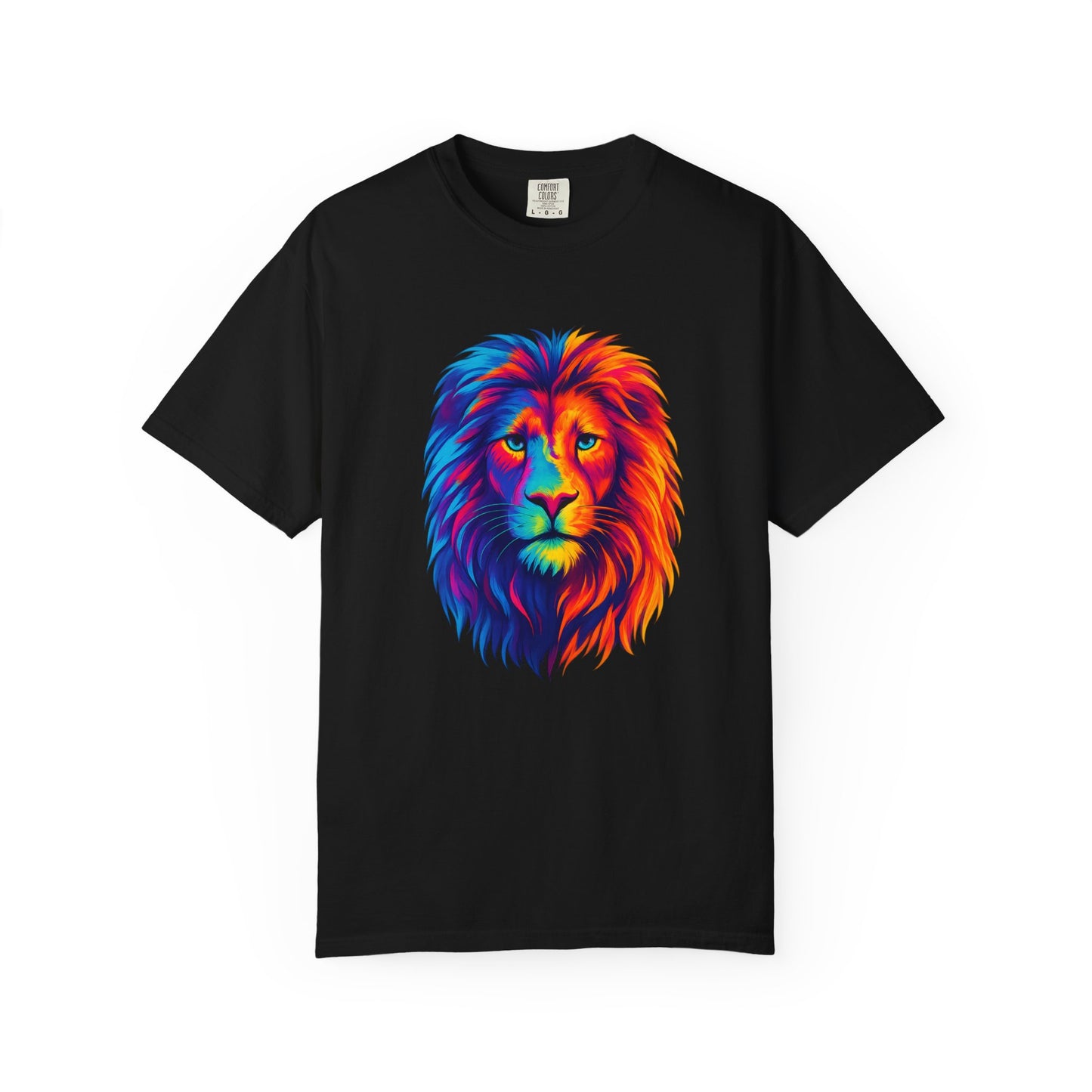Rainbow Lion Tee – Vibrant & Fierce