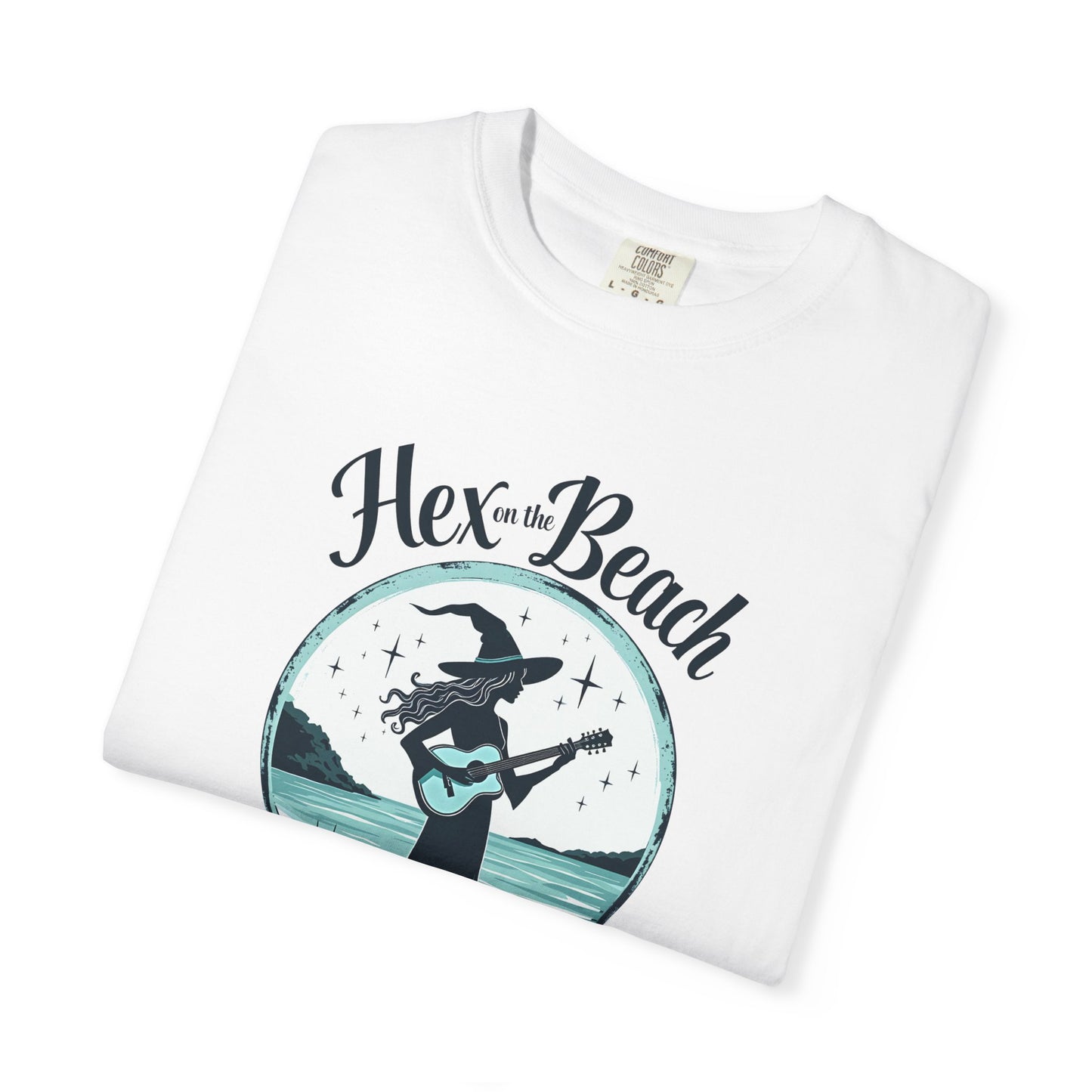 Hex on the Beach - Funny Witch Guitar Tee