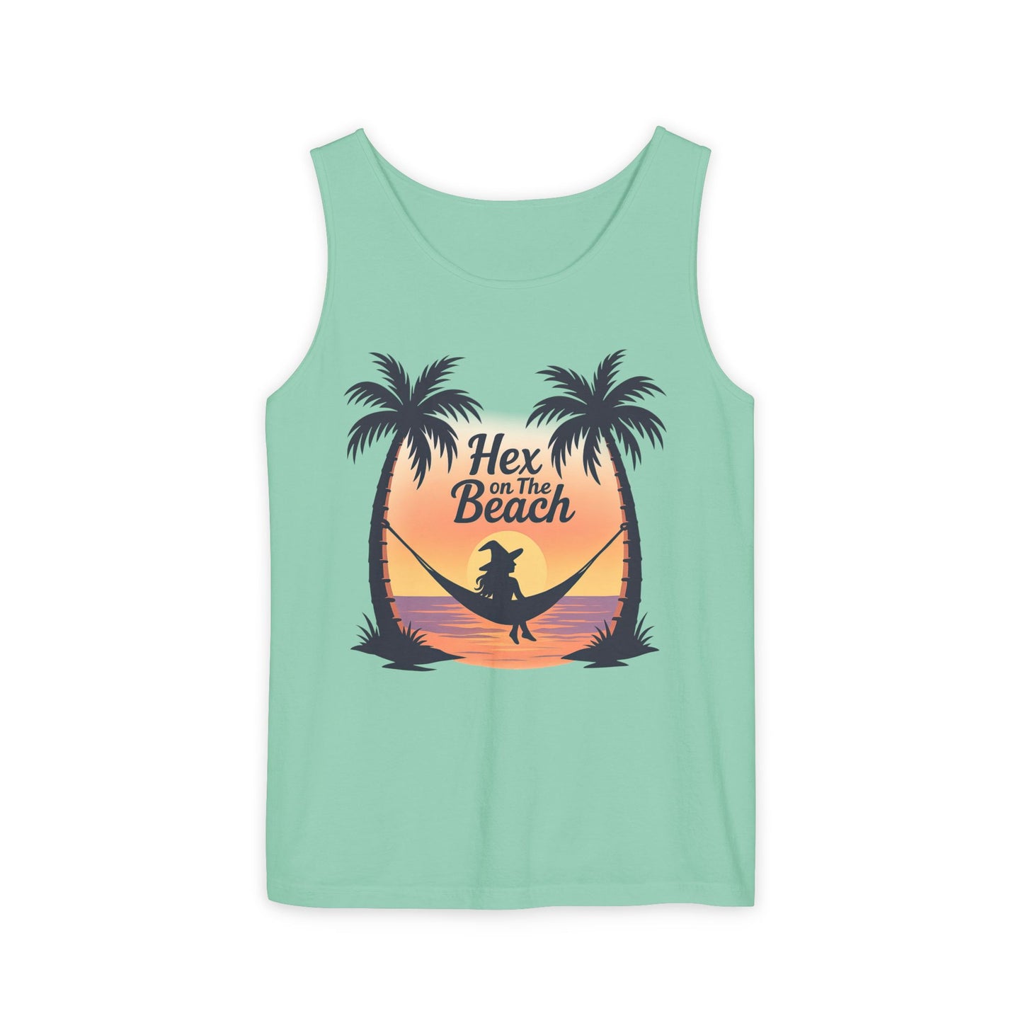 Hex on the Beach Tank – Wicked Retro Witchcore Shirt