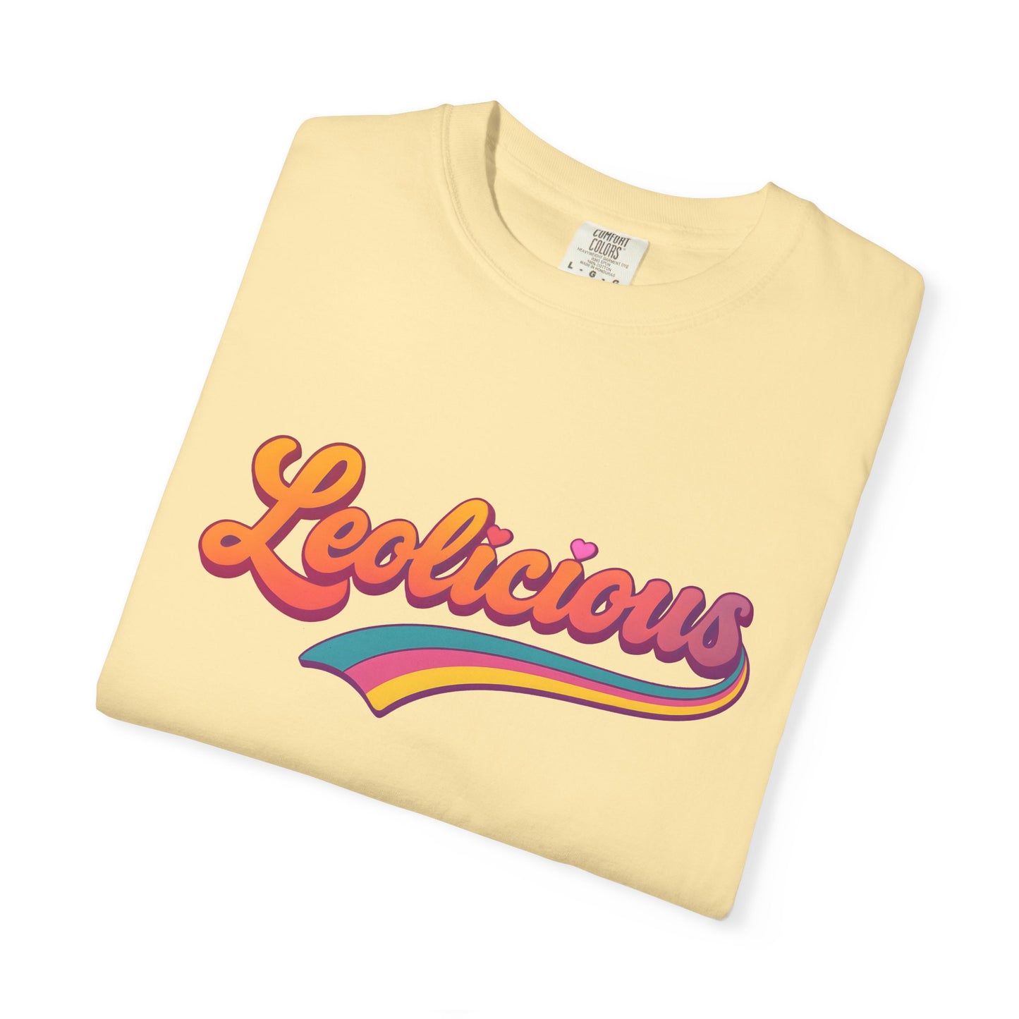 Leolicious β Retro Groovy Leo Zodiac Tee