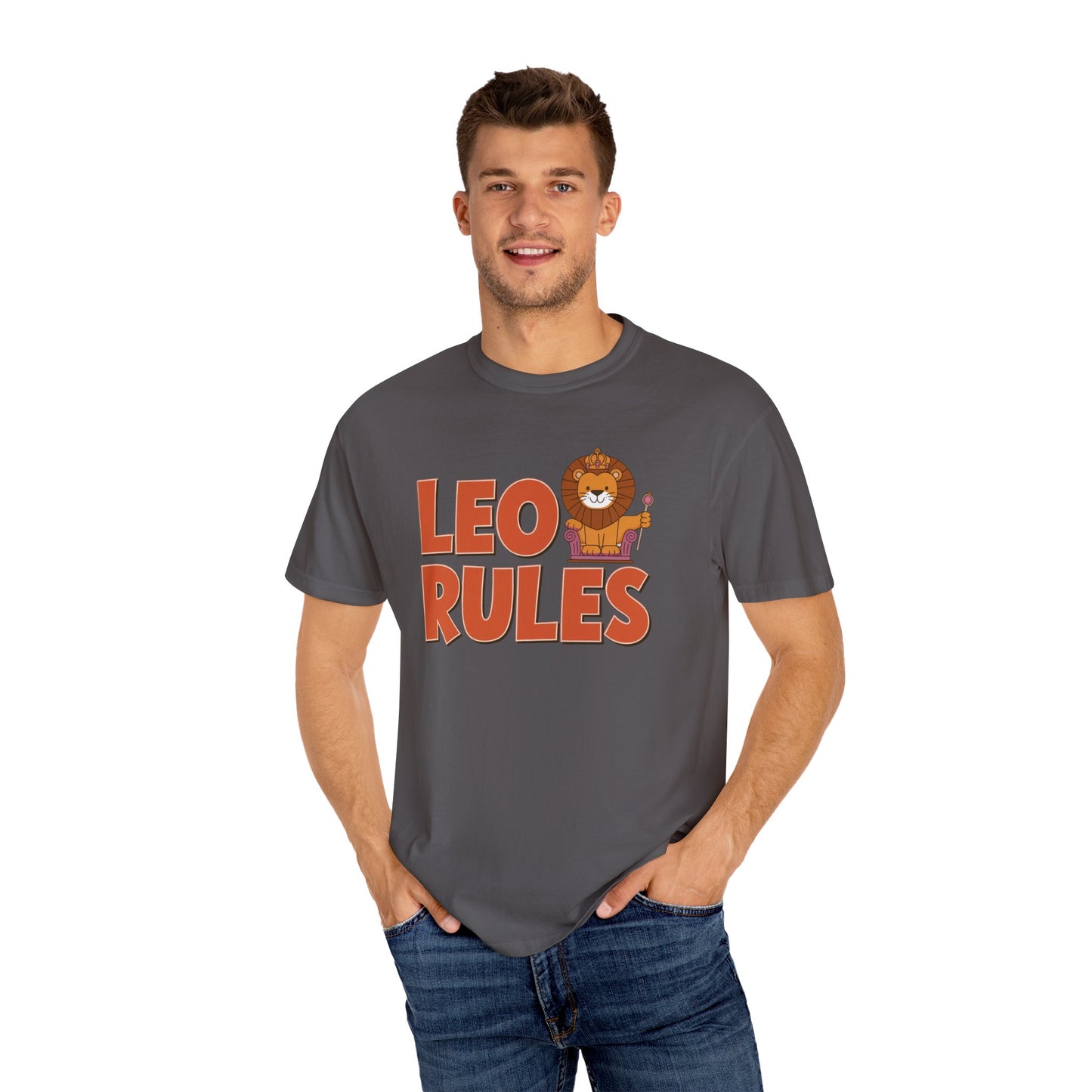 Leo Rules Tee – Funny Zodiac Shirt