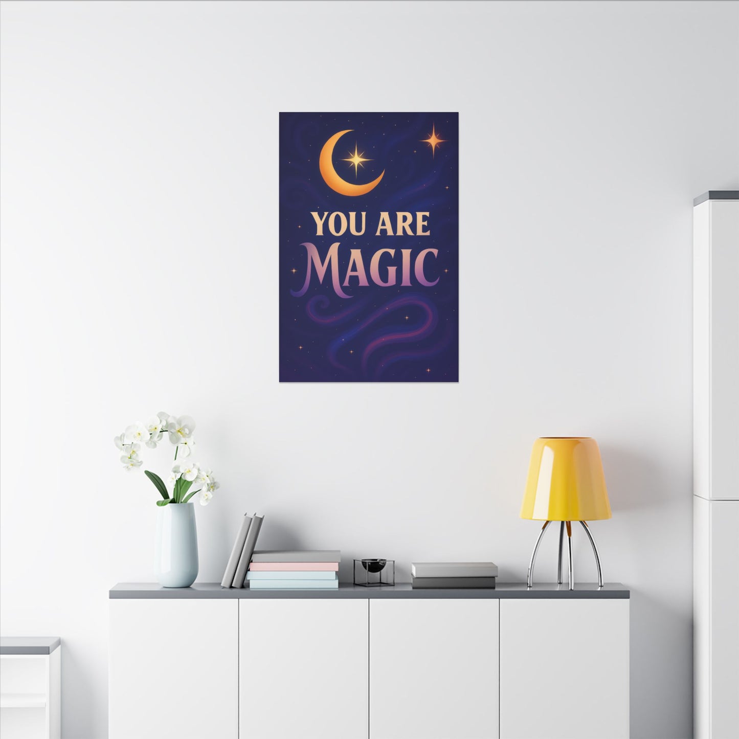 You Are Magic – Moon & Star Affirmation Wall Art
